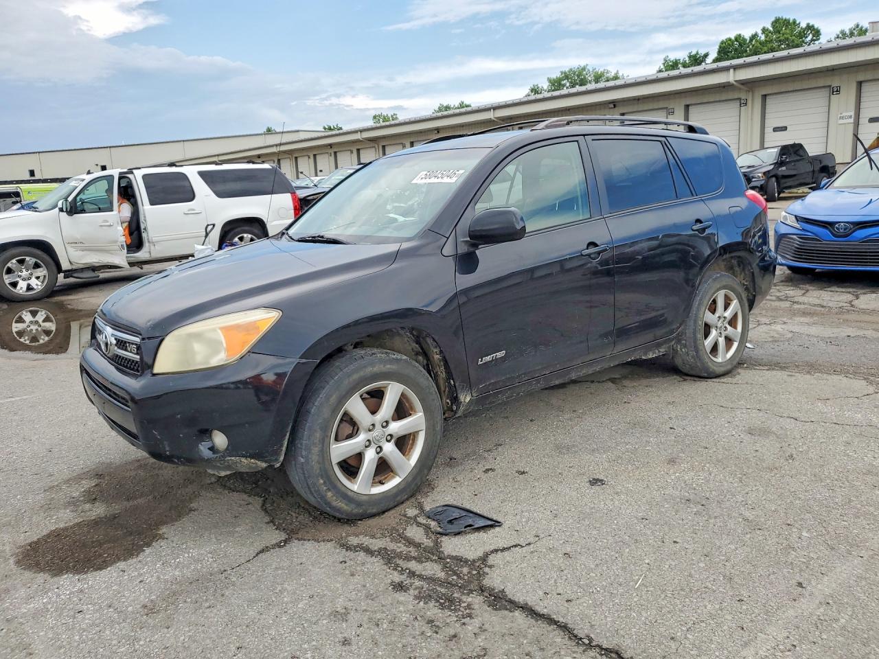 2008 Toyota Rav4 Limited Black vin: JTMBK34V985060223