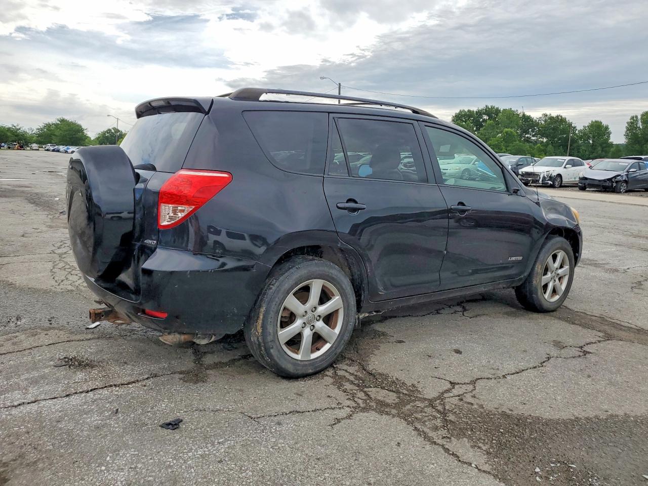 2008 Toyota Rav4 Limited Black vin: JTMBK34V985060223