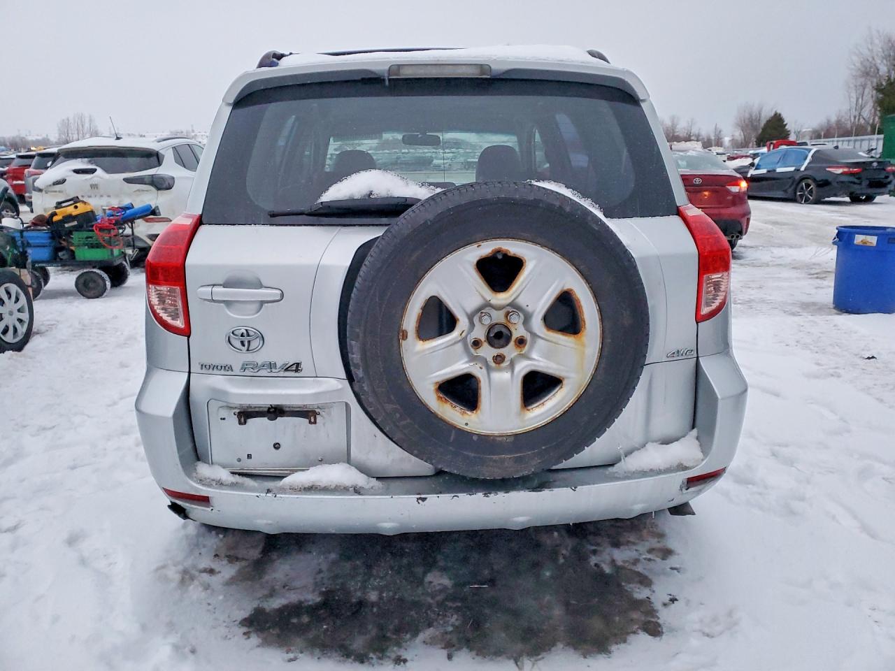2008 Toyota Rav4 Silver vin: JTMBK35V085055734