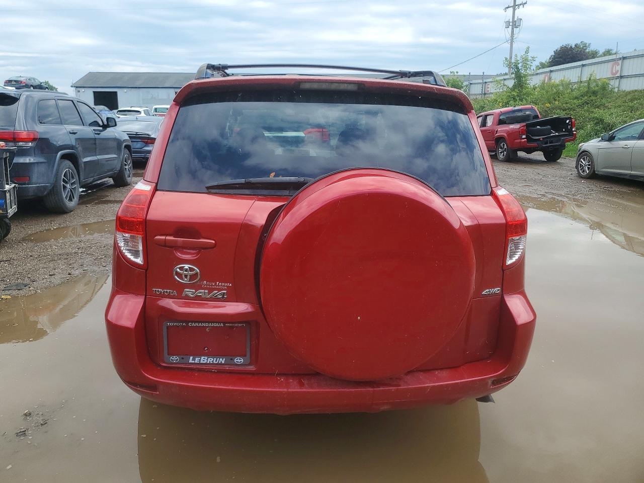 2006 Toyota Rav4 Base Красный vin: JTMBK35V165006765