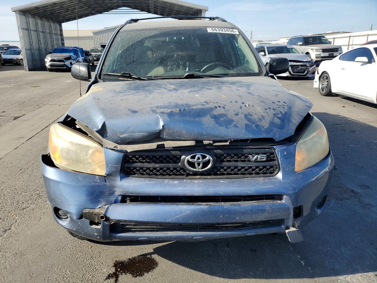2008 Toyota Rav4 Base Blue vin: JTMBK35V185050865