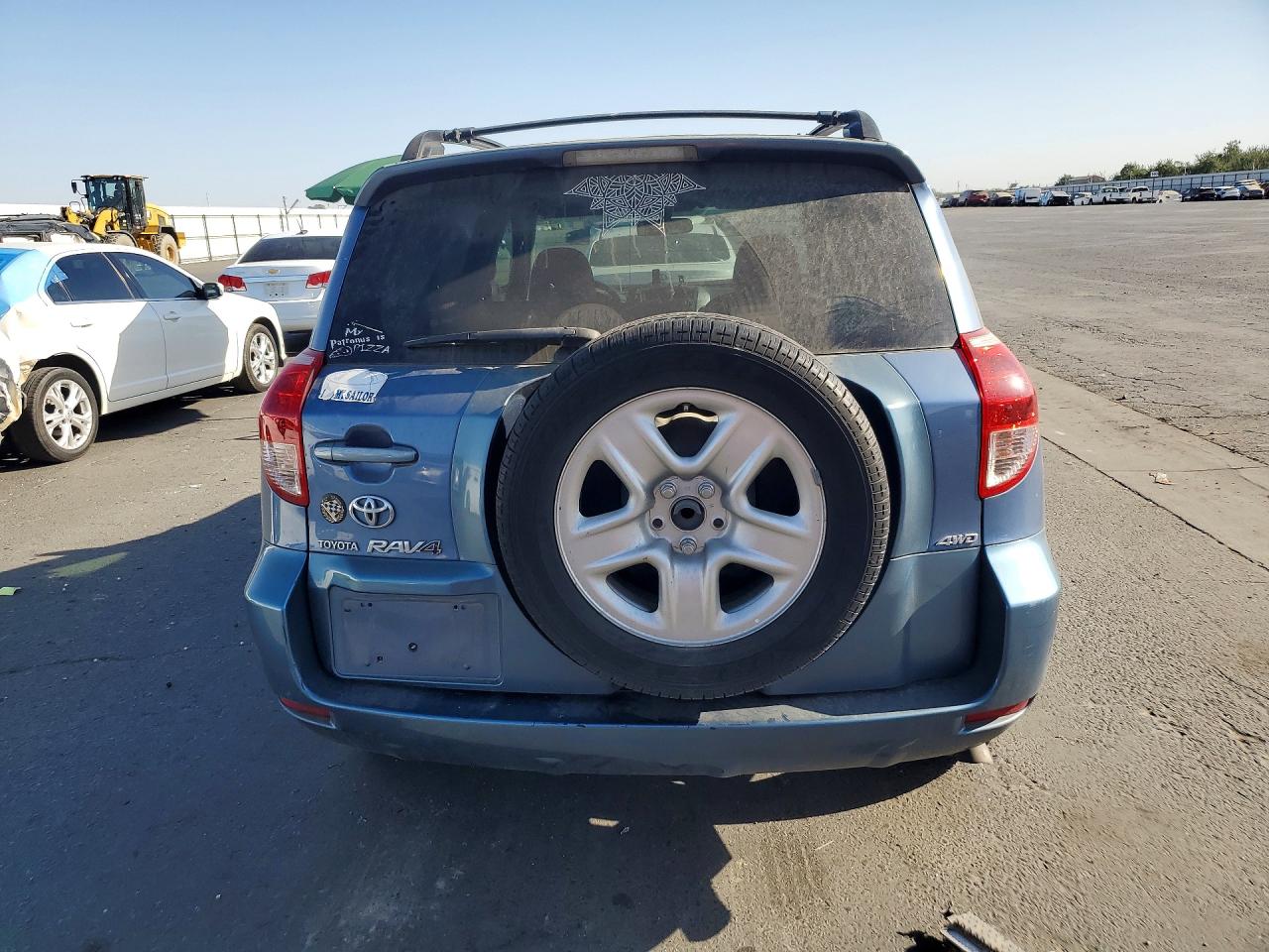 2008 Toyota Rav4 Base Blue vin: JTMBK35V185050865
