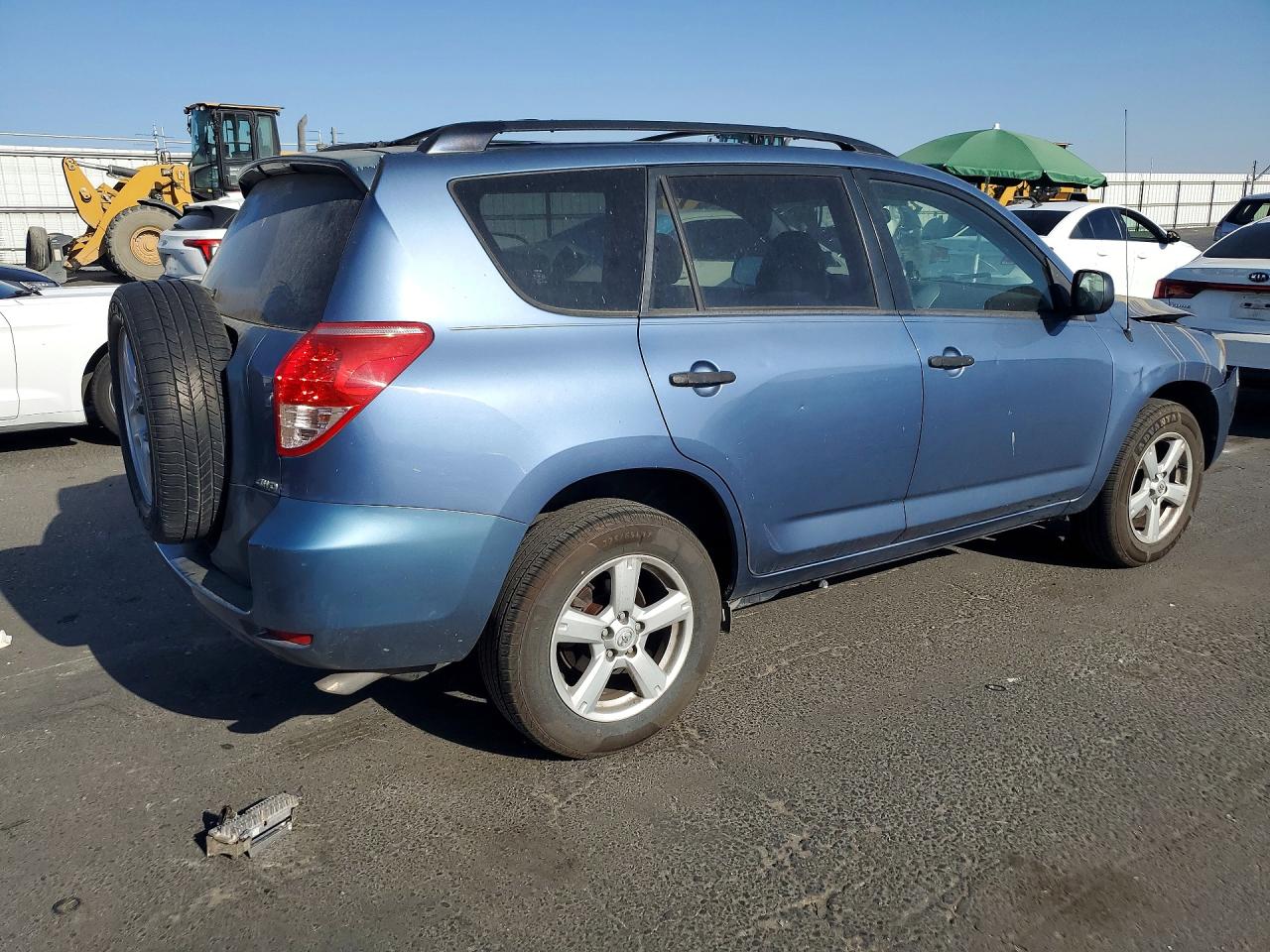 2008 Toyota Rav4 Base Blue vin: JTMBK35V185050865