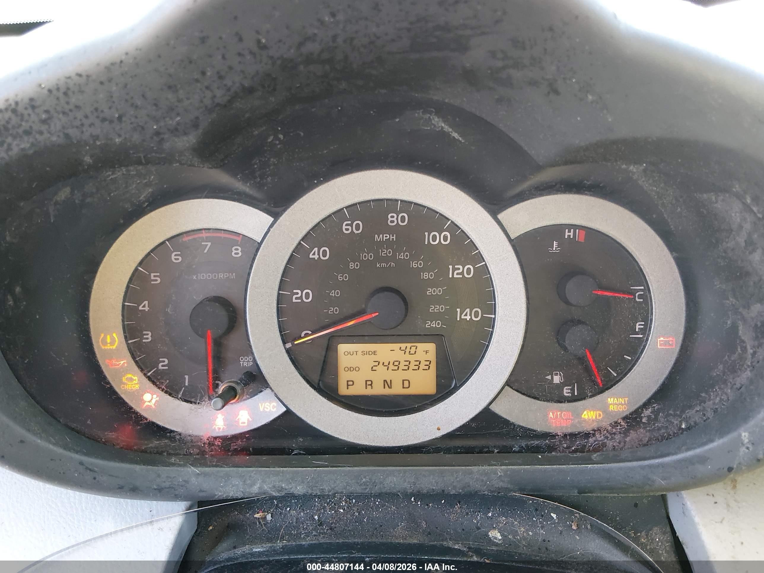 2007 Toyota Rav4 Base V6 Light Blue vin: JTMBK35V575025711