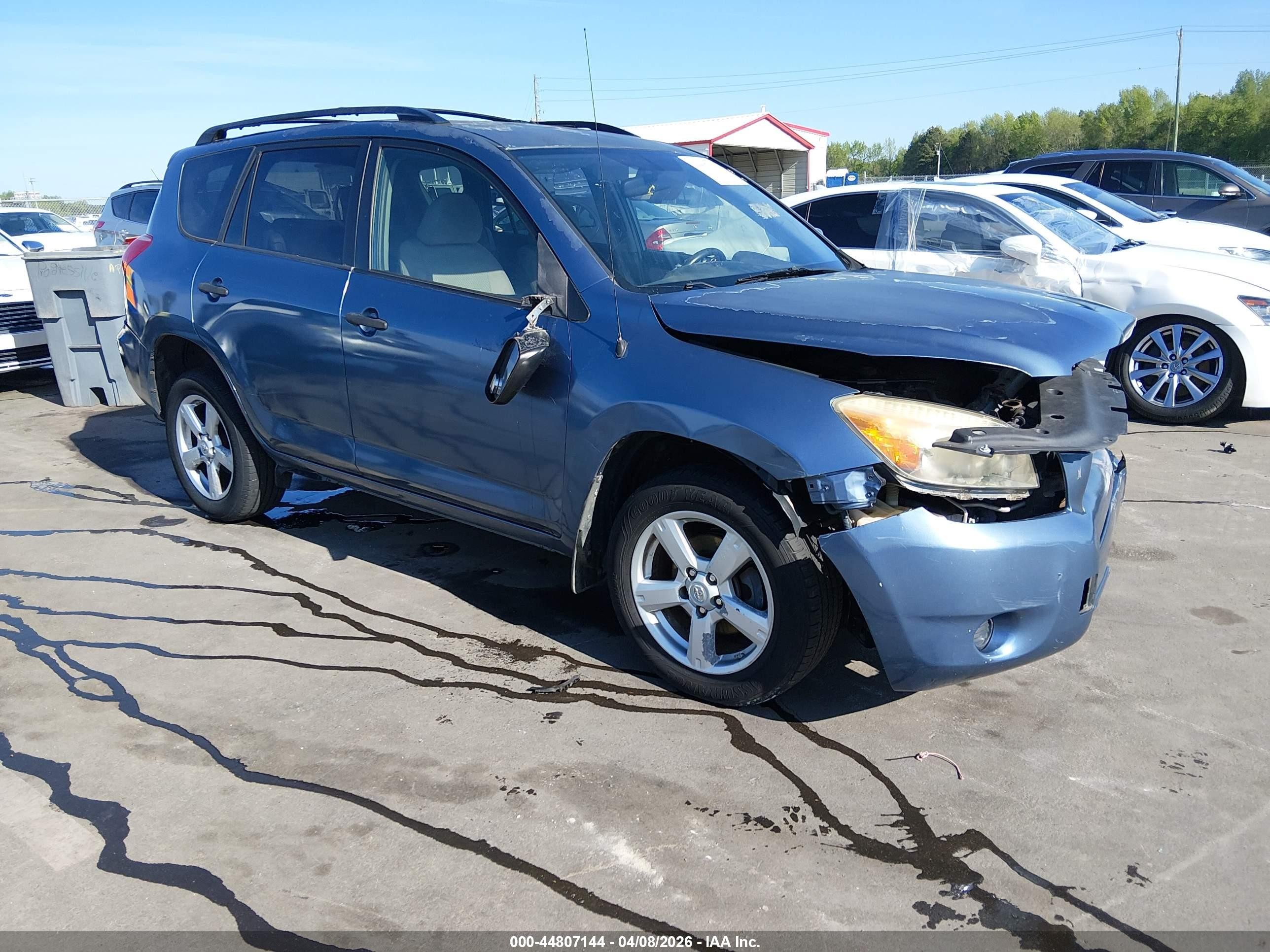2007 Toyota Rav4 Base V6 Light Blue vin: JTMBK35V575025711