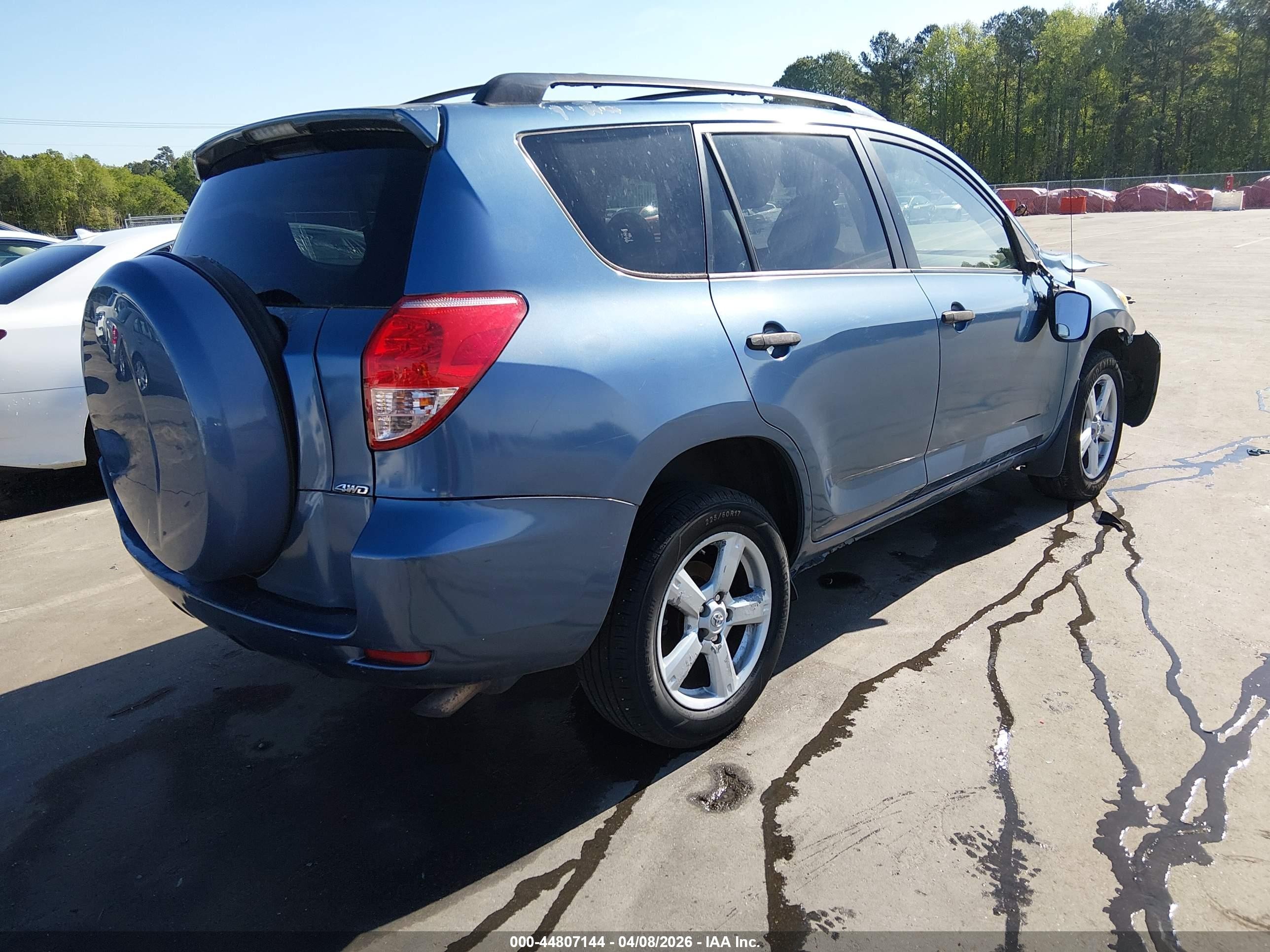2007 Toyota Rav4 Base V6 Light Blue vin: JTMBK35V575025711