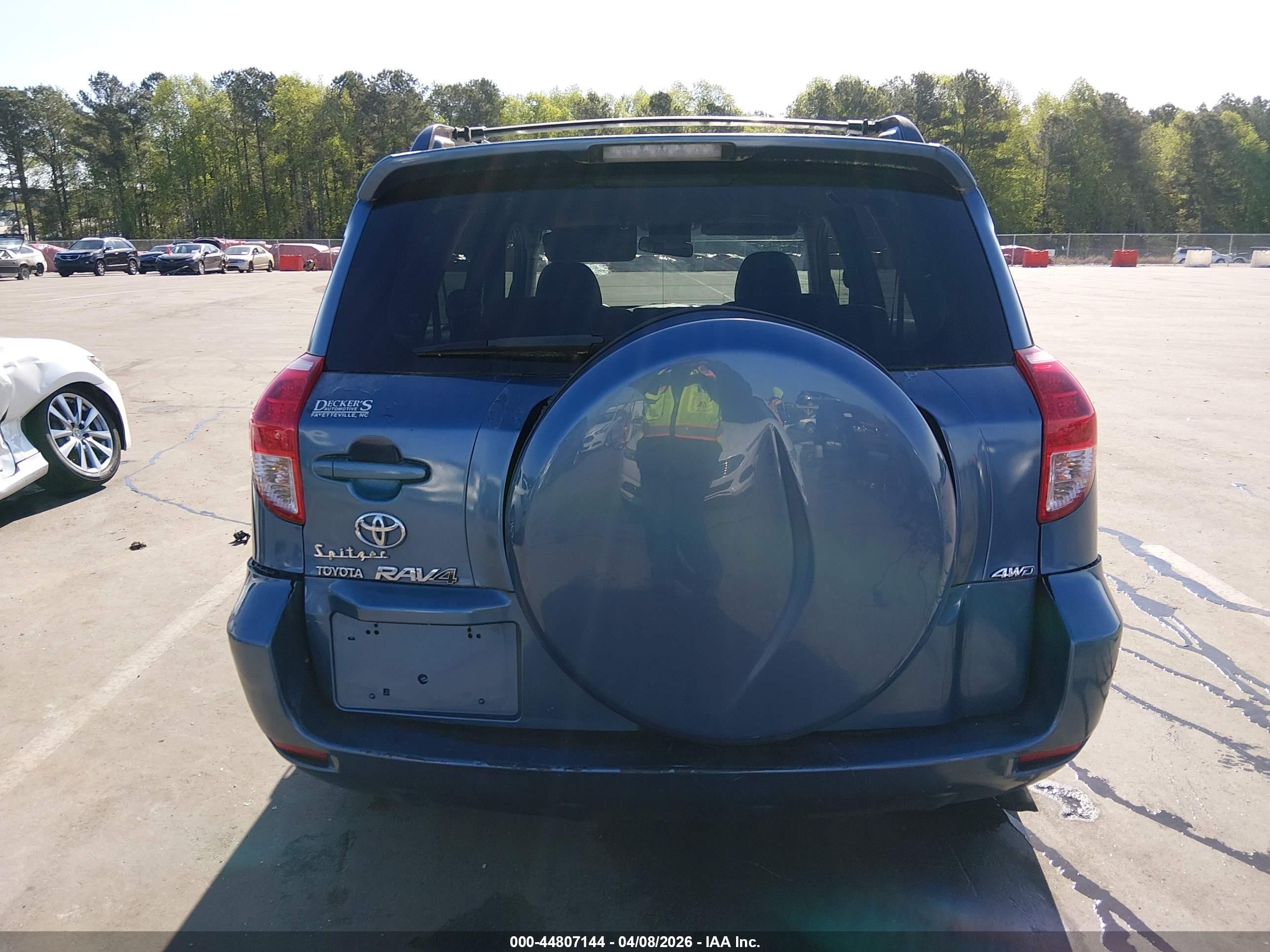 2007 Toyota Rav4 Base V6 Light Blue vin: JTMBK35V575025711