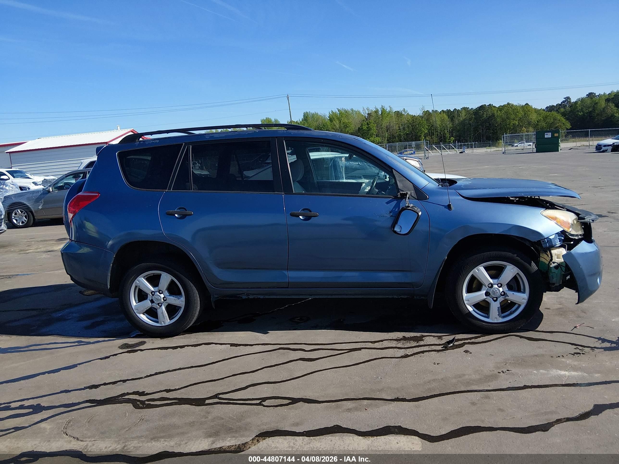 2007 Toyota Rav4 Base V6 Light Blue vin: JTMBK35V575025711
