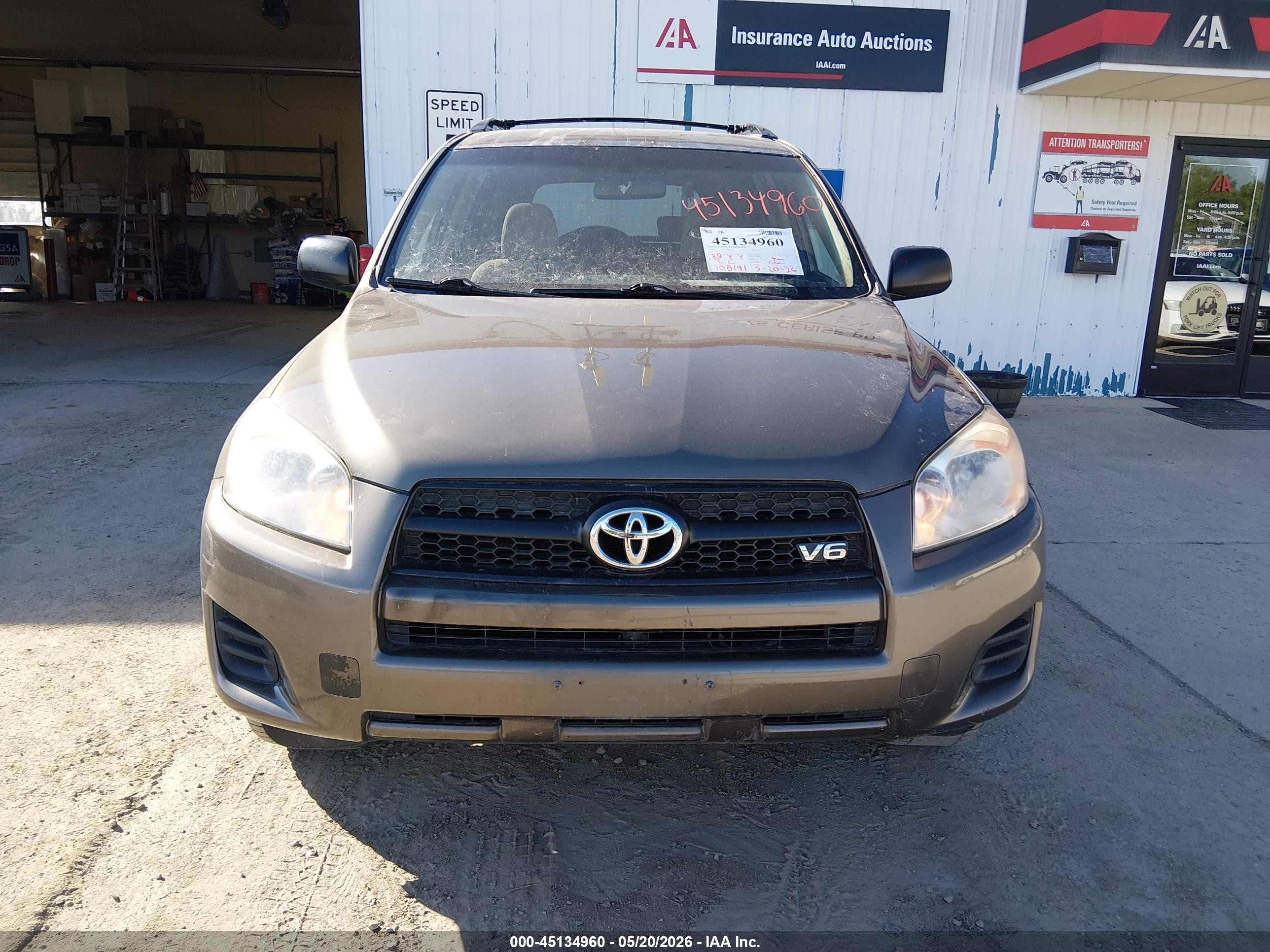 2009 Toyota Rav4 Base V6 Brown vin: JTMBK35V595076130