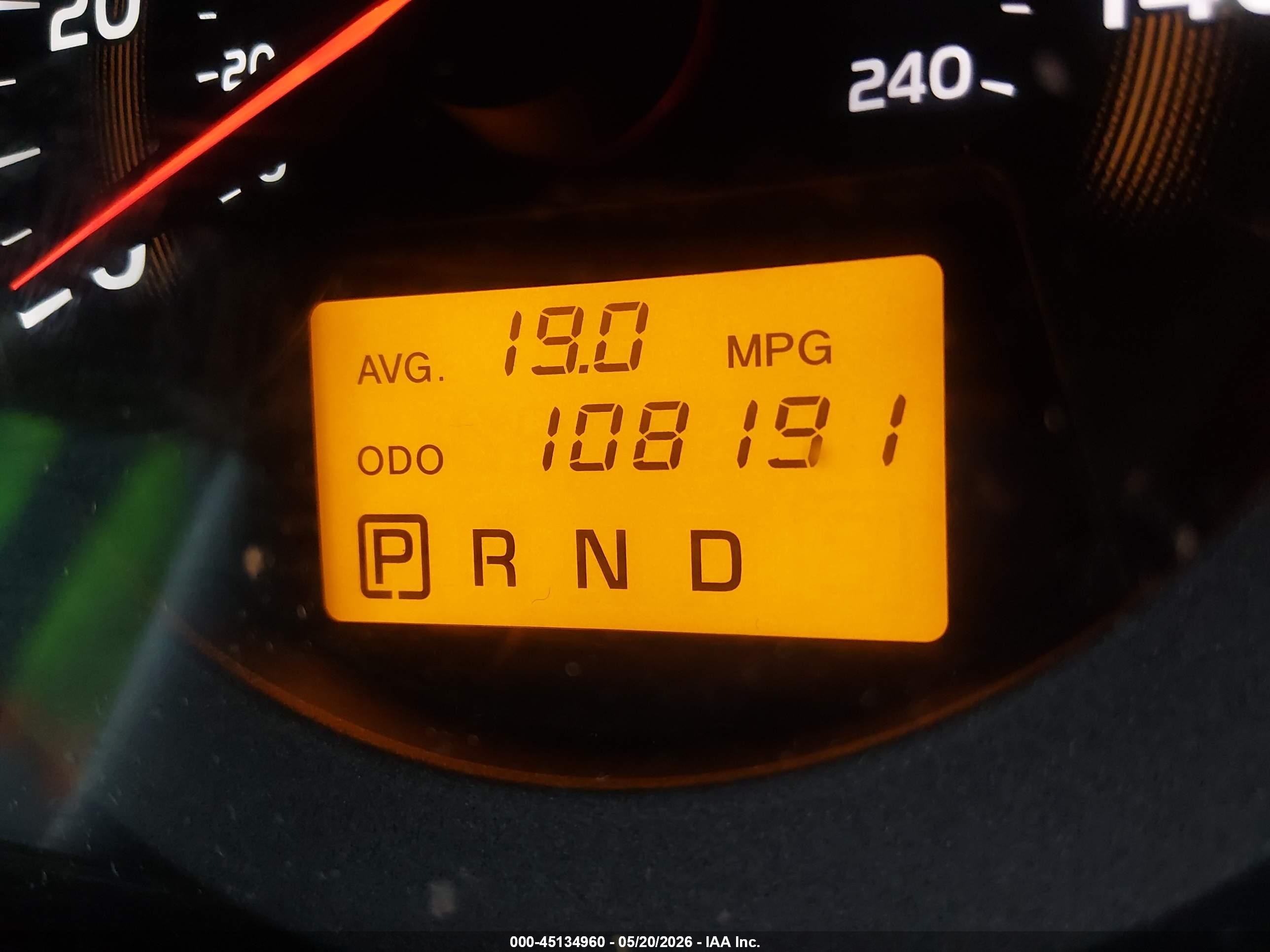 2009 Toyota Rav4 Base V6 Brown vin: JTMBK35V595076130