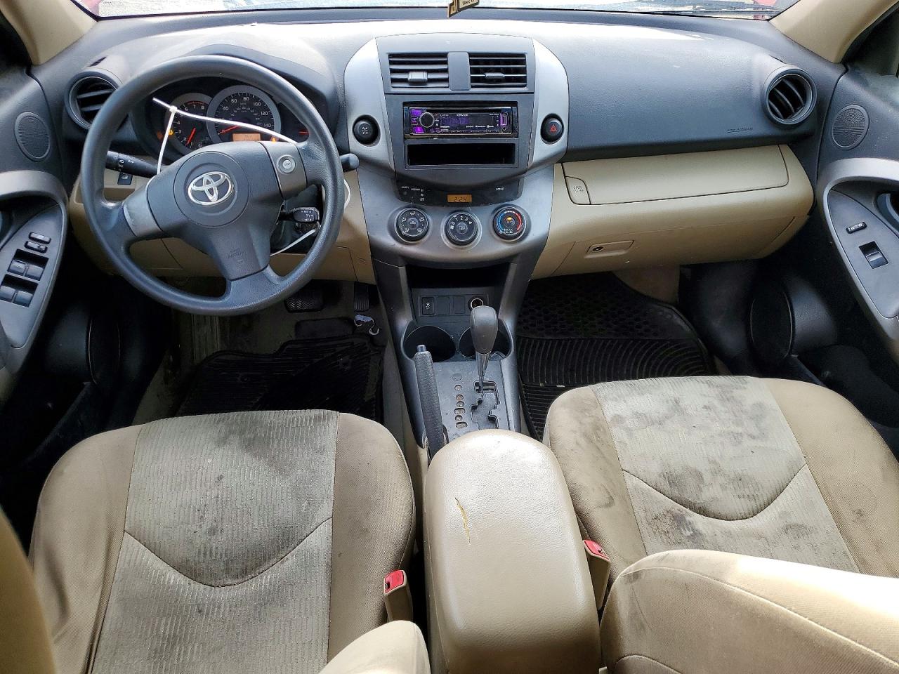 2009 Toyota Rav4 Base Red vin: JTMBK35V895073559