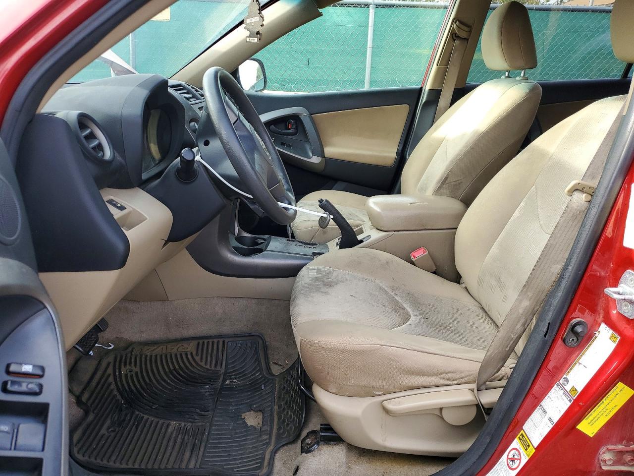 2009 Toyota Rav4 Base Red vin: JTMBK35V895073559