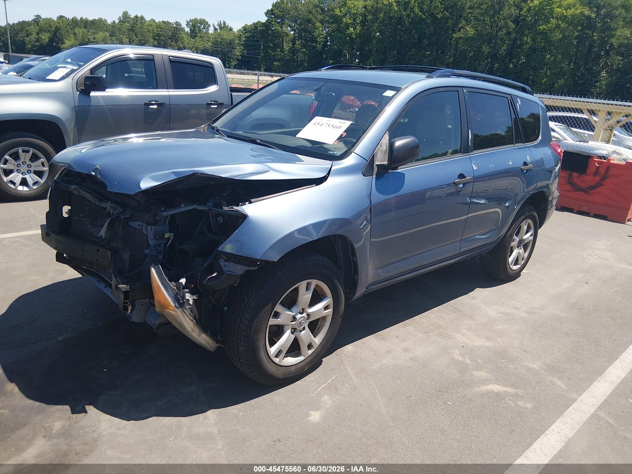 2010 Toyota Rav4 Base V6 Blue vin: JTMBK4DV1A5089095