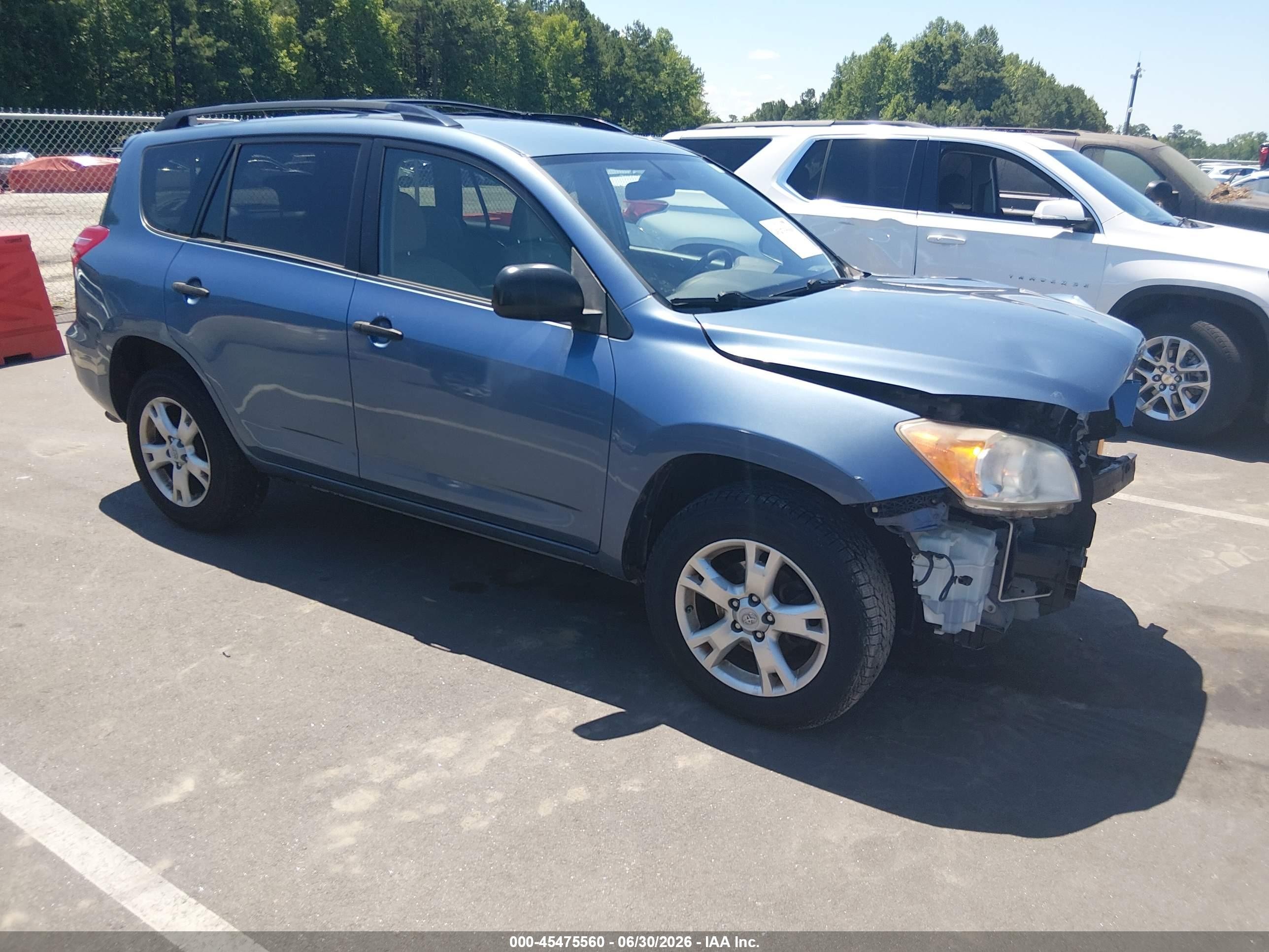 2010 Toyota Rav4 Base V6 Blue vin: JTMBK4DV1A5089095