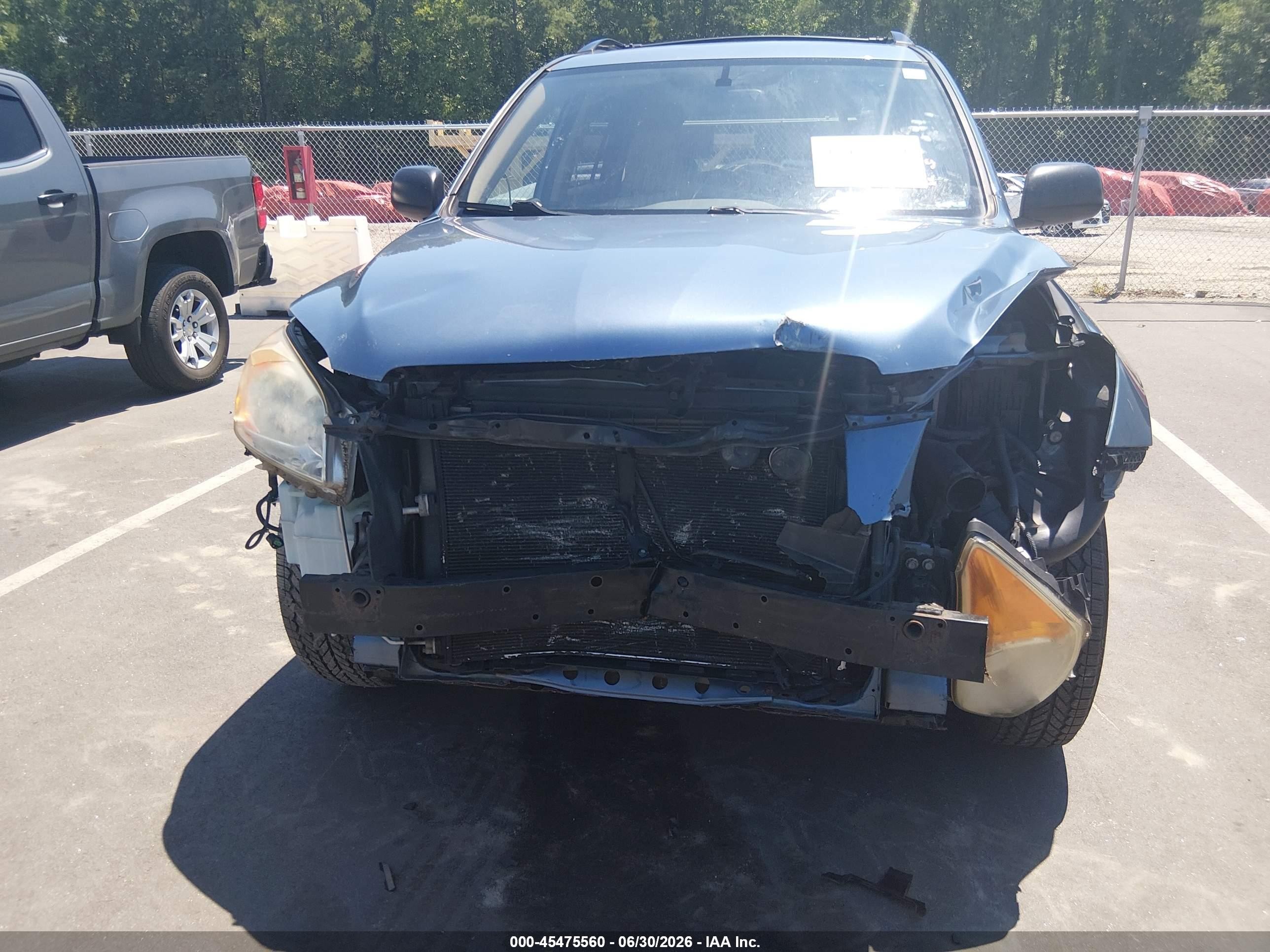 2010 Toyota Rav4 Base V6 Blue vin: JTMBK4DV1A5089095