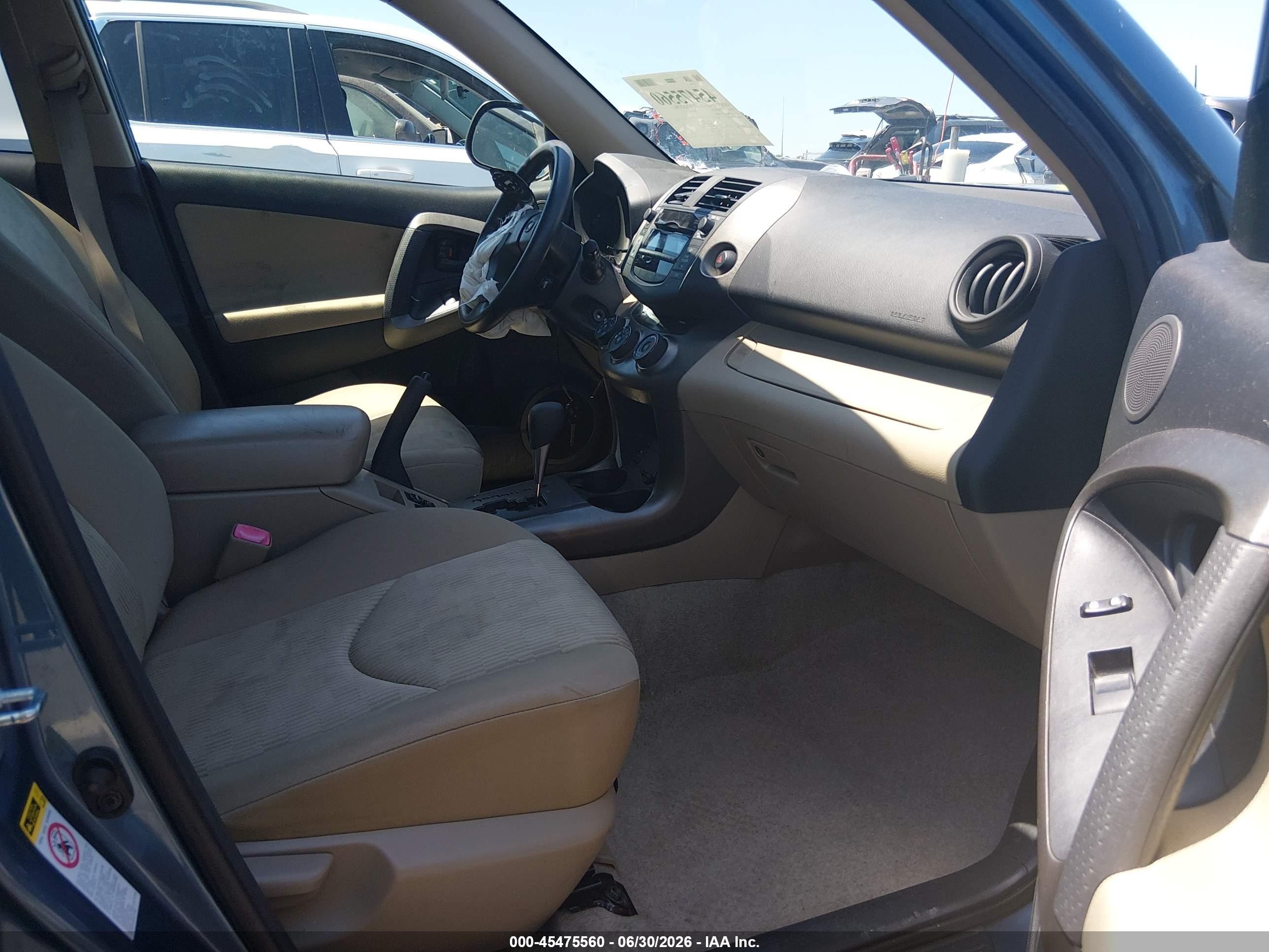 2010 Toyota Rav4 Base V6 Blue vin: JTMBK4DV1A5089095
