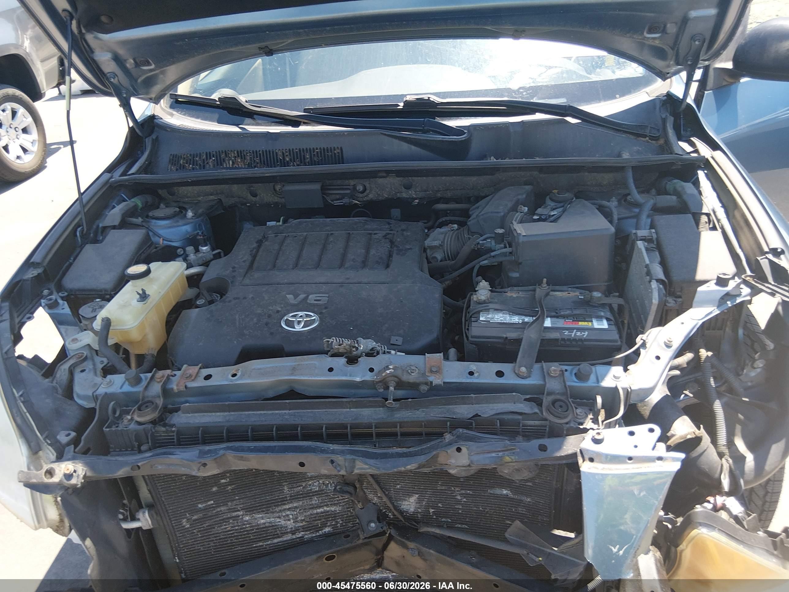 2010 Toyota Rav4 Base V6 Blue vin: JTMBK4DV1A5089095