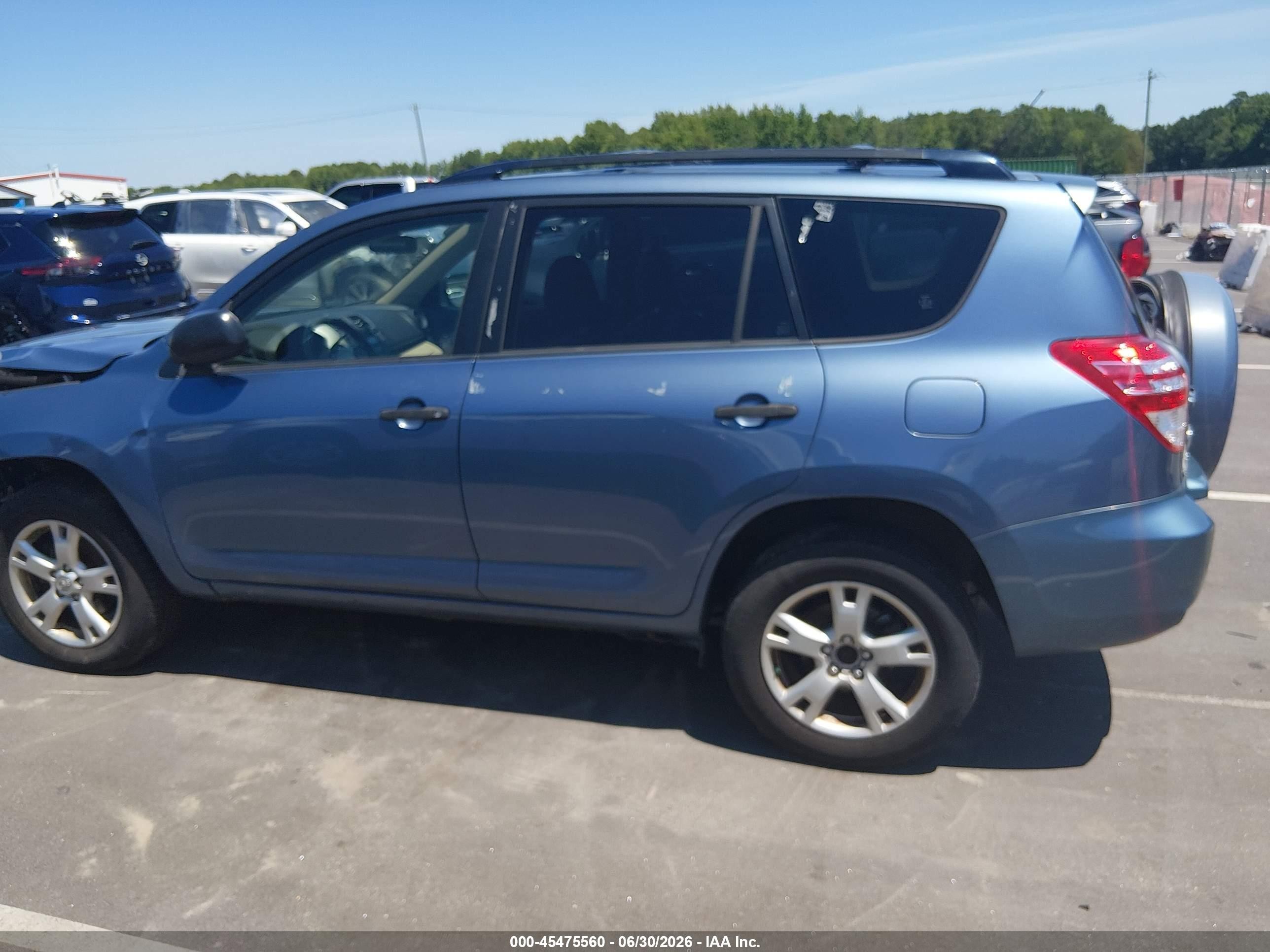 2010 Toyota Rav4 Base V6 Blue vin: JTMBK4DV1A5089095