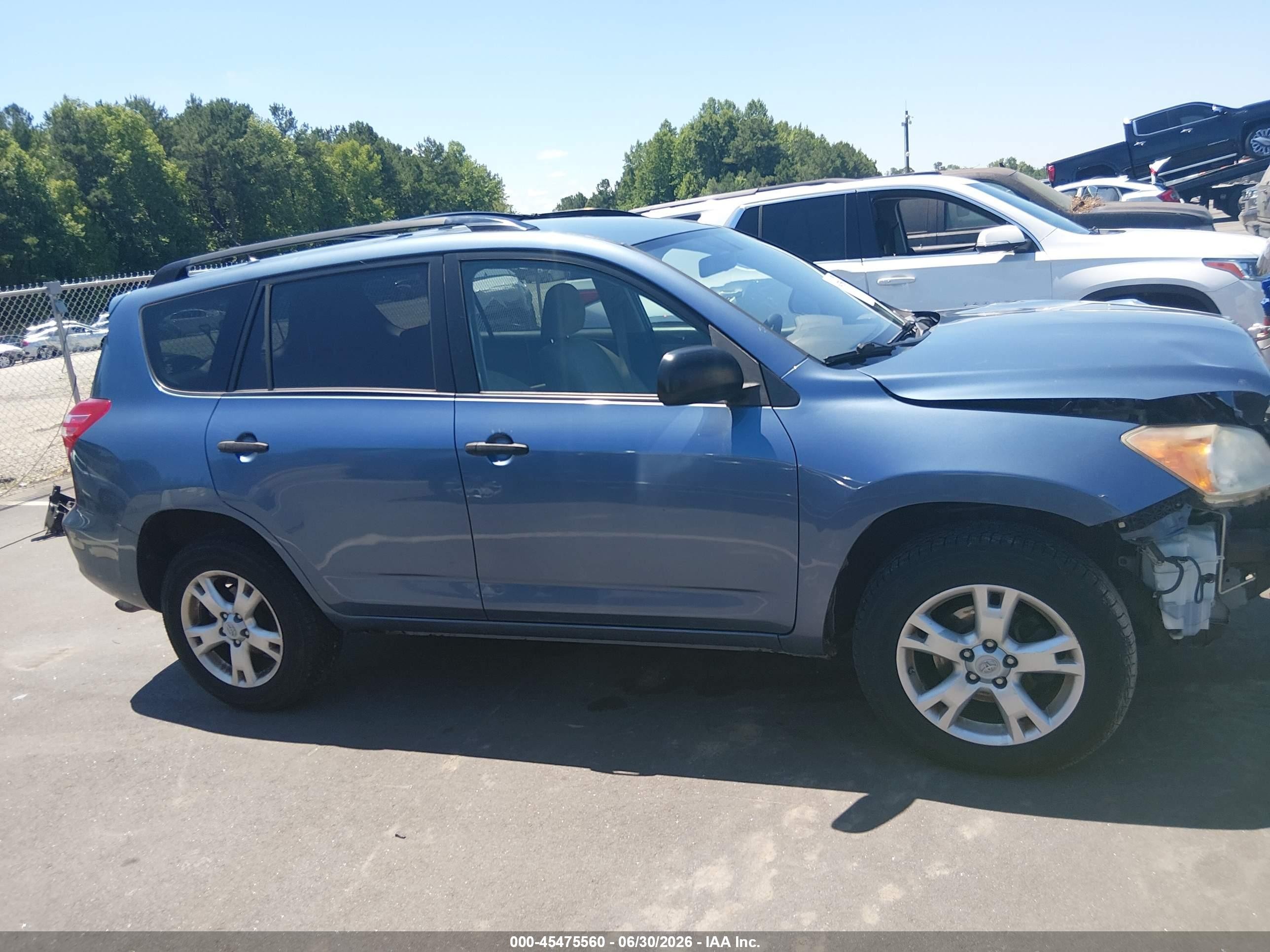 2010 Toyota Rav4 Base V6 Blue vin: JTMBK4DV1A5089095
