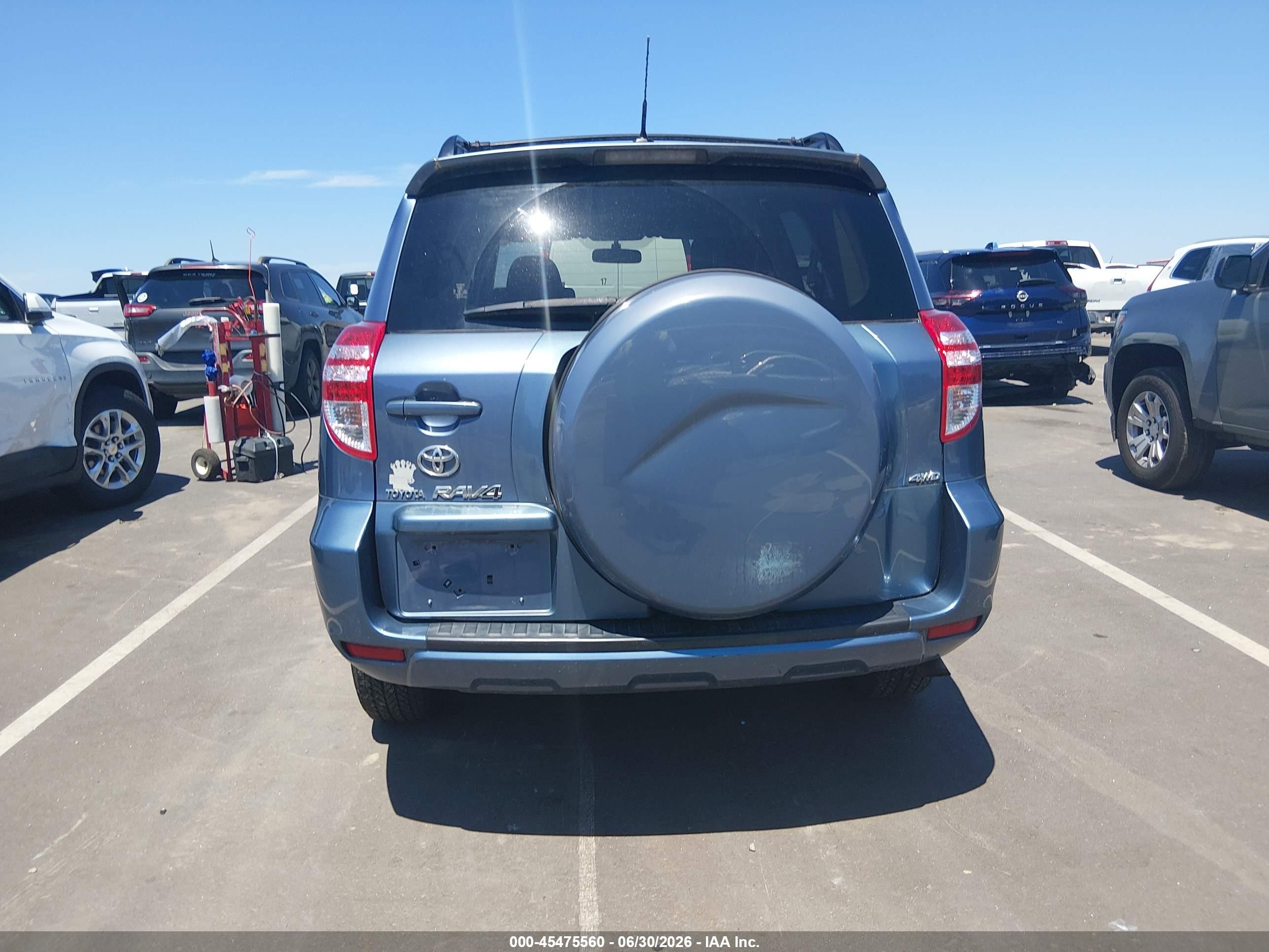 2010 Toyota Rav4 Base V6 Blue vin: JTMBK4DV1A5089095