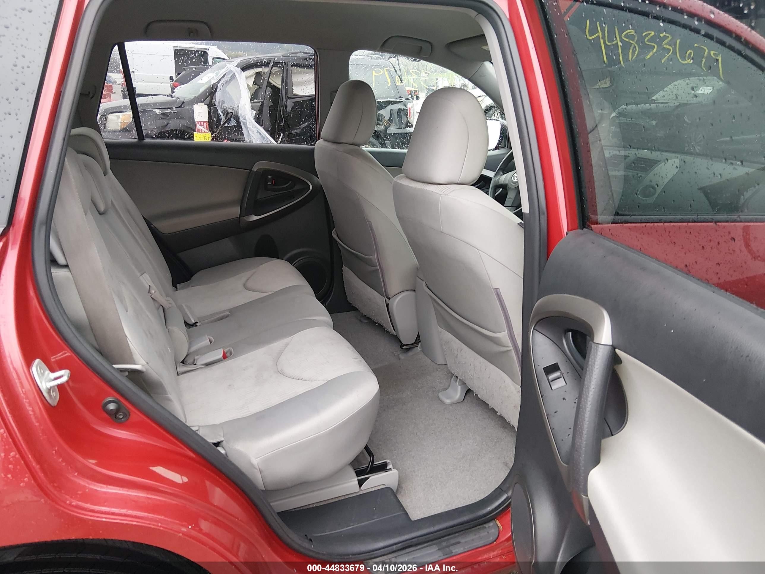 2010 Toyota Rav4 Base V6 Red vin: JTMBK4DV2A5086626