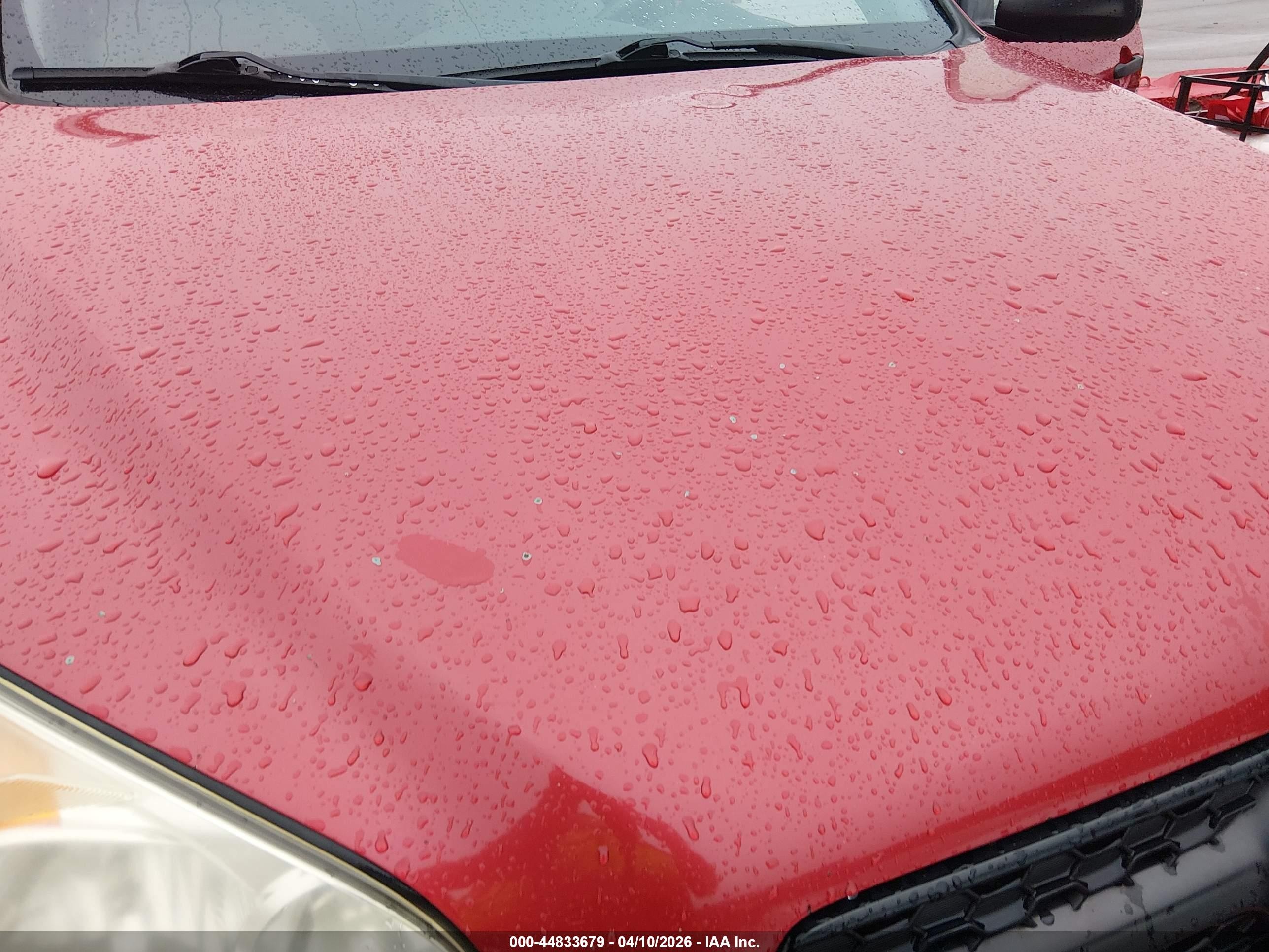 2010 Toyota Rav4 Base V6 Red vin: JTMBK4DV2A5086626