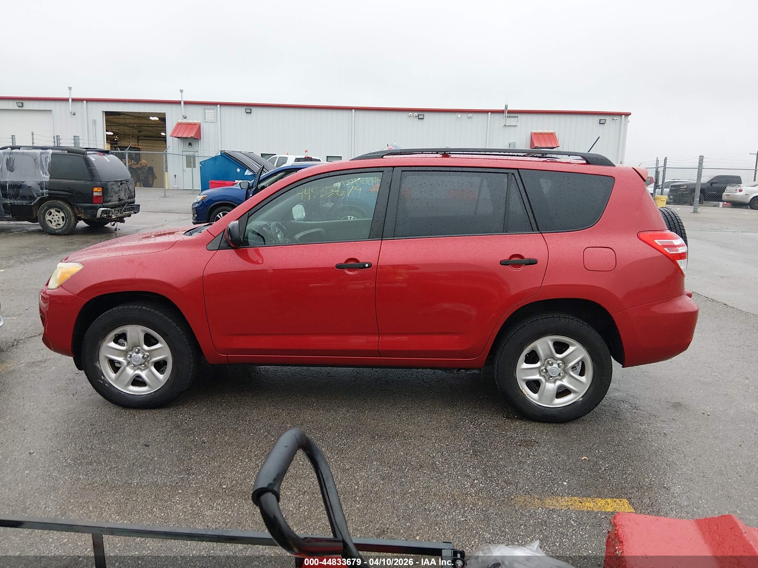 2010 Toyota Rav4 Base V6 Red vin: JTMBK4DV2A5086626