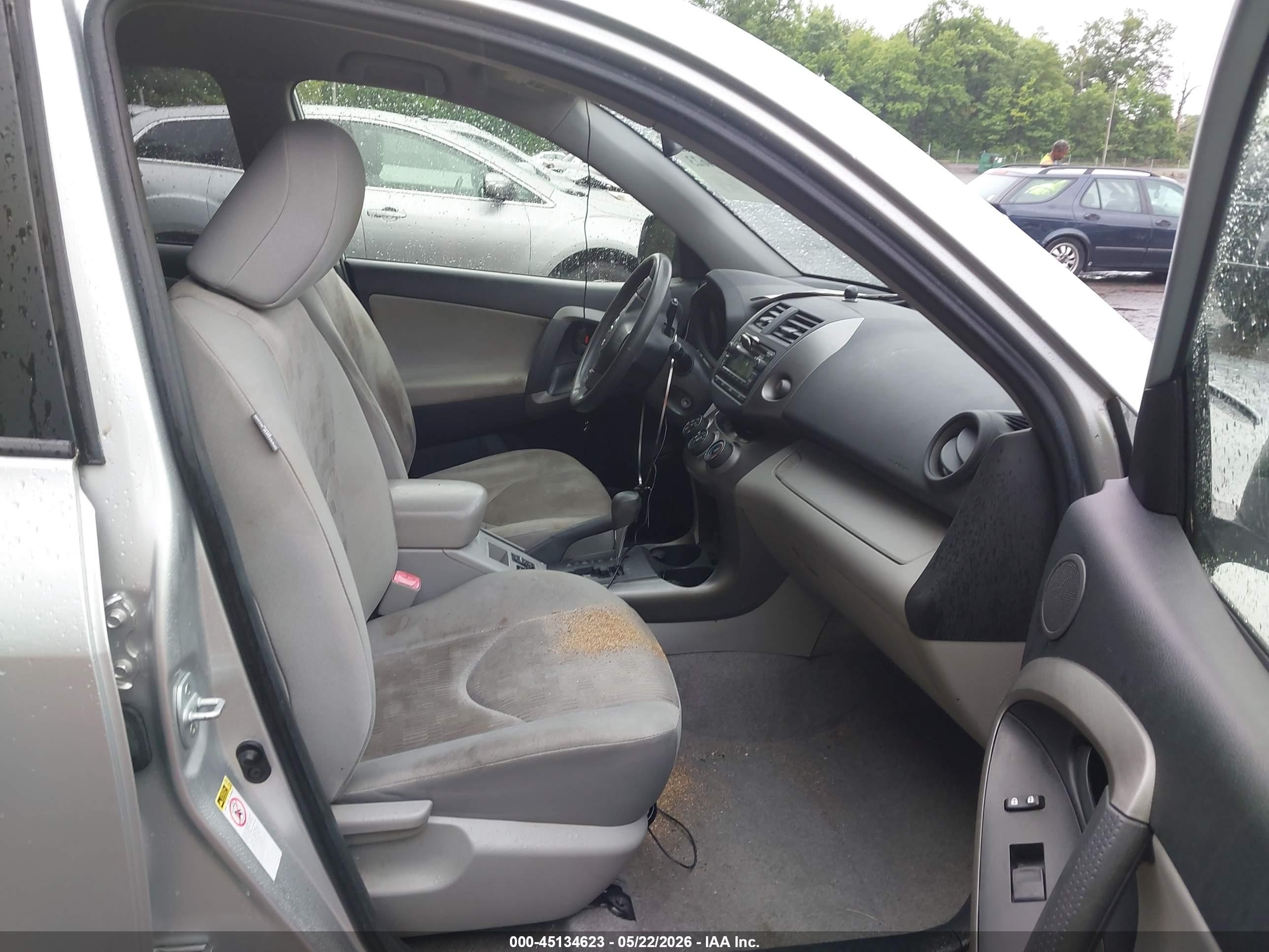 2012 Toyota Rav4 Base V6 Silver vin: JTMBK4DV4CD019504