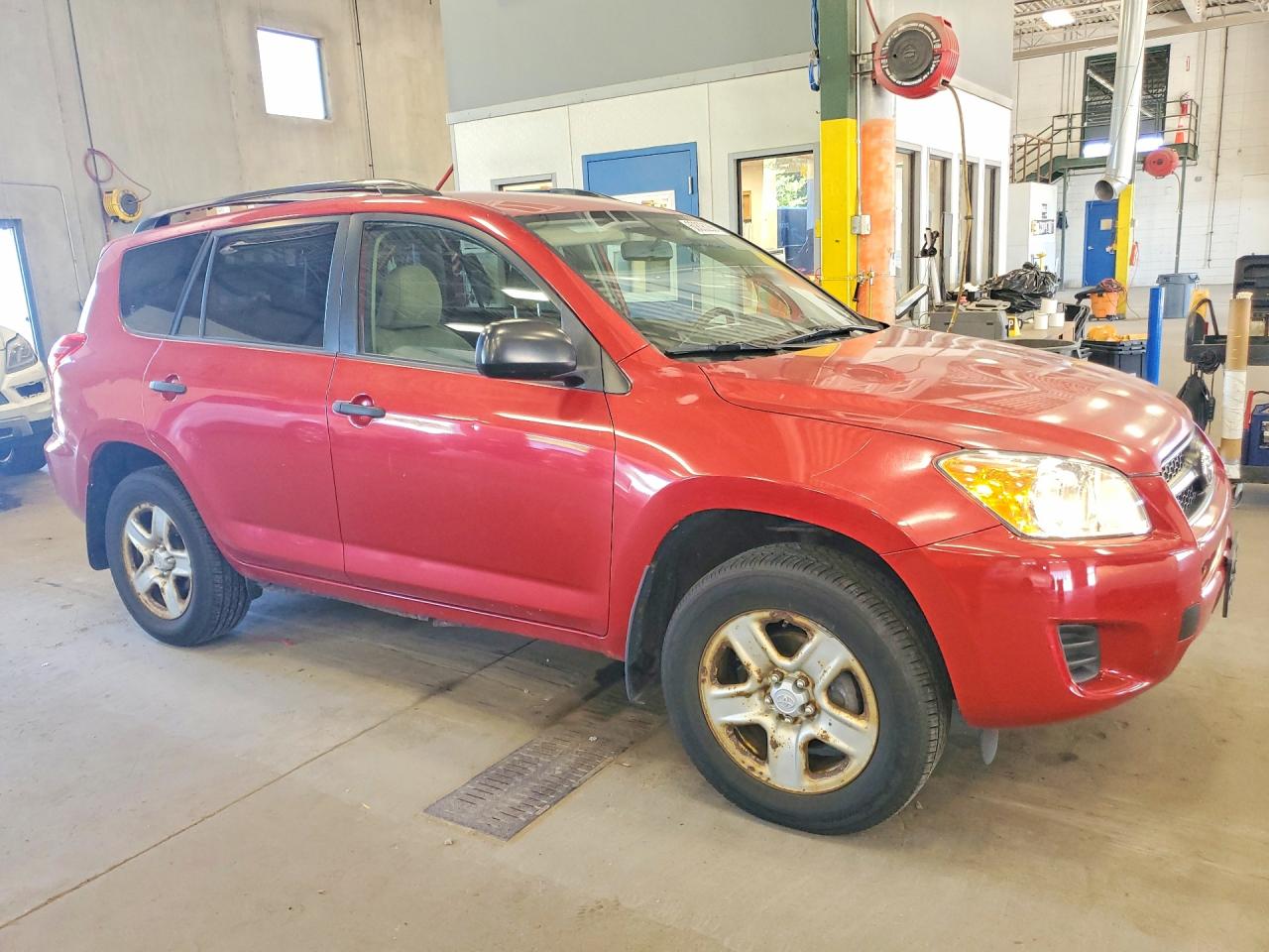 2010 Toyota Rav4 Base Red vin: JTMBK4DV5AD011621