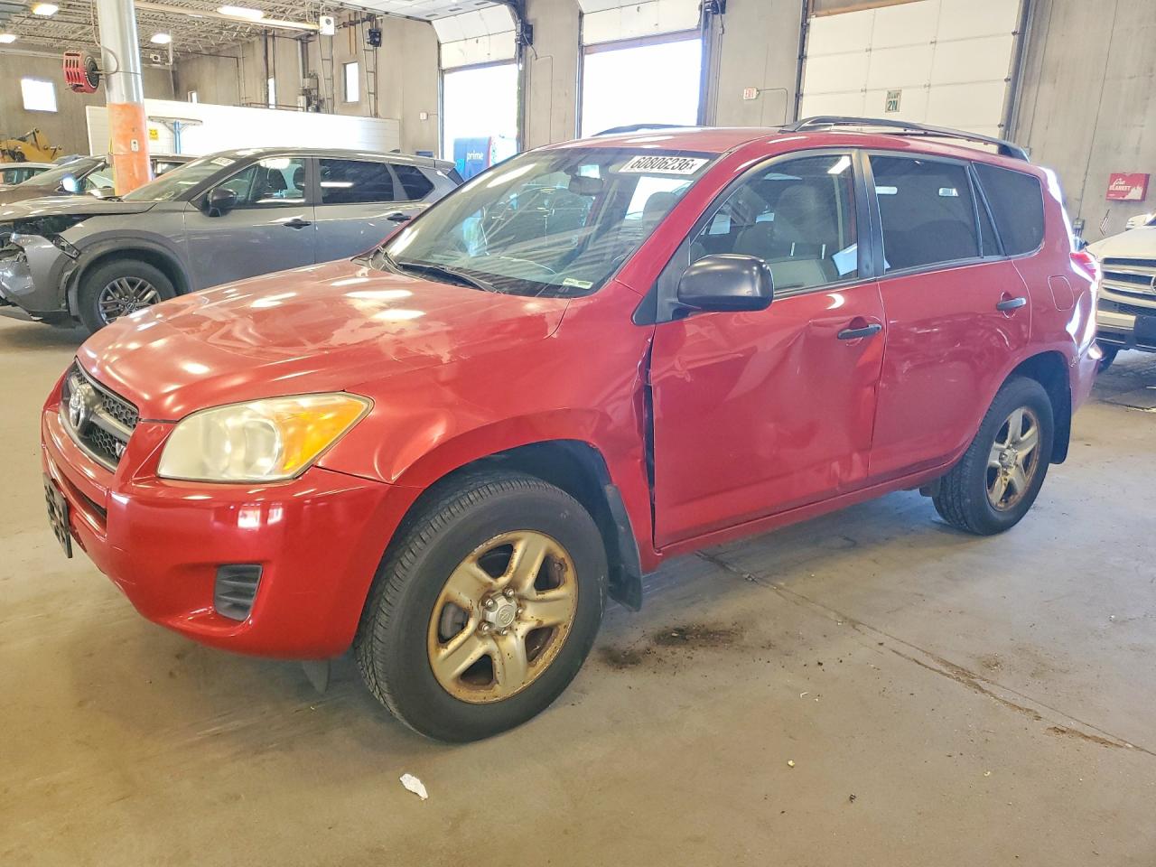 2010 Toyota Rav4 Base Red vin: JTMBK4DV5AD011621