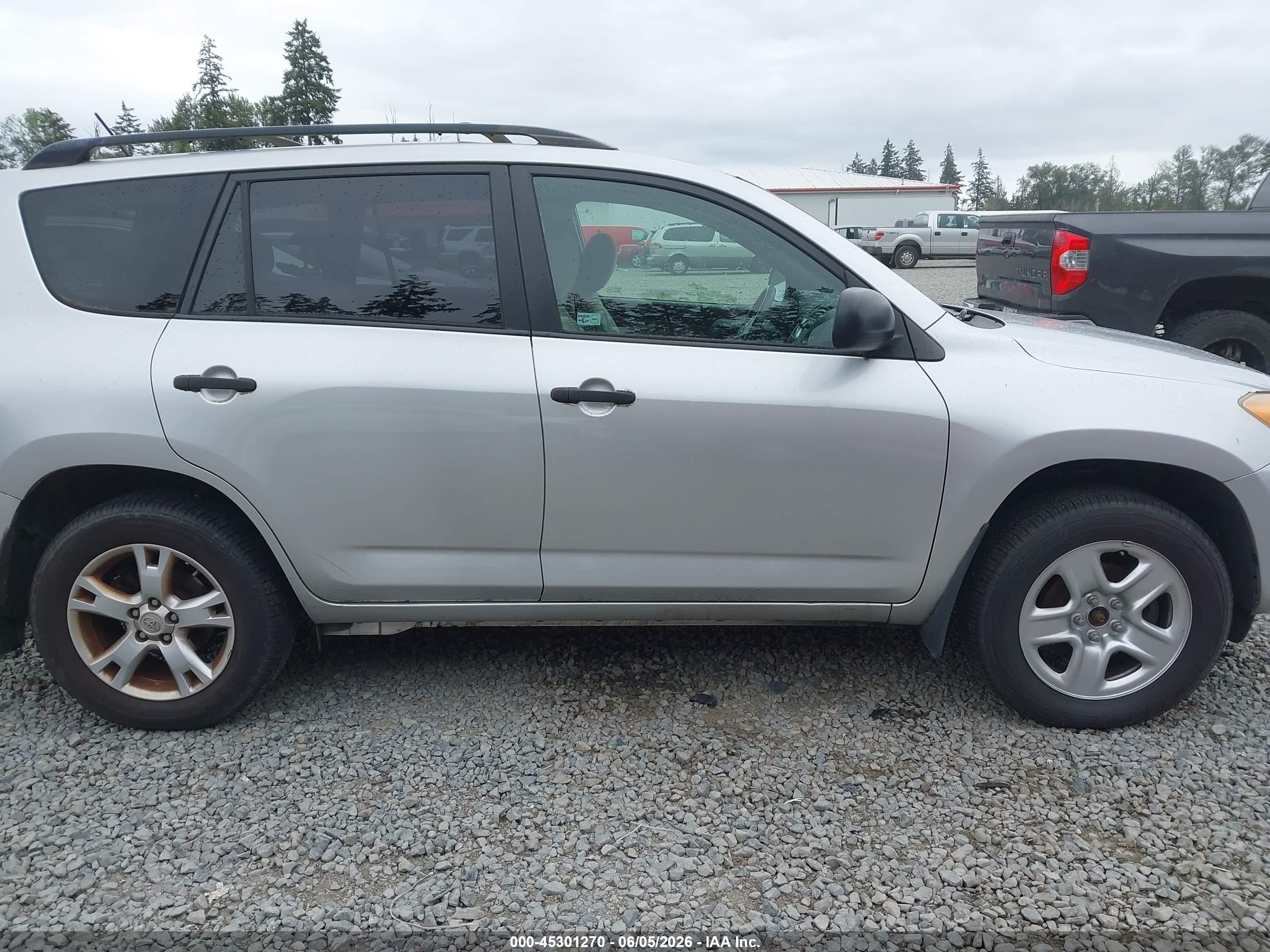 2010 Toyota Rav4 Base V6 Silver vin: JTMBK4DV8AD016232