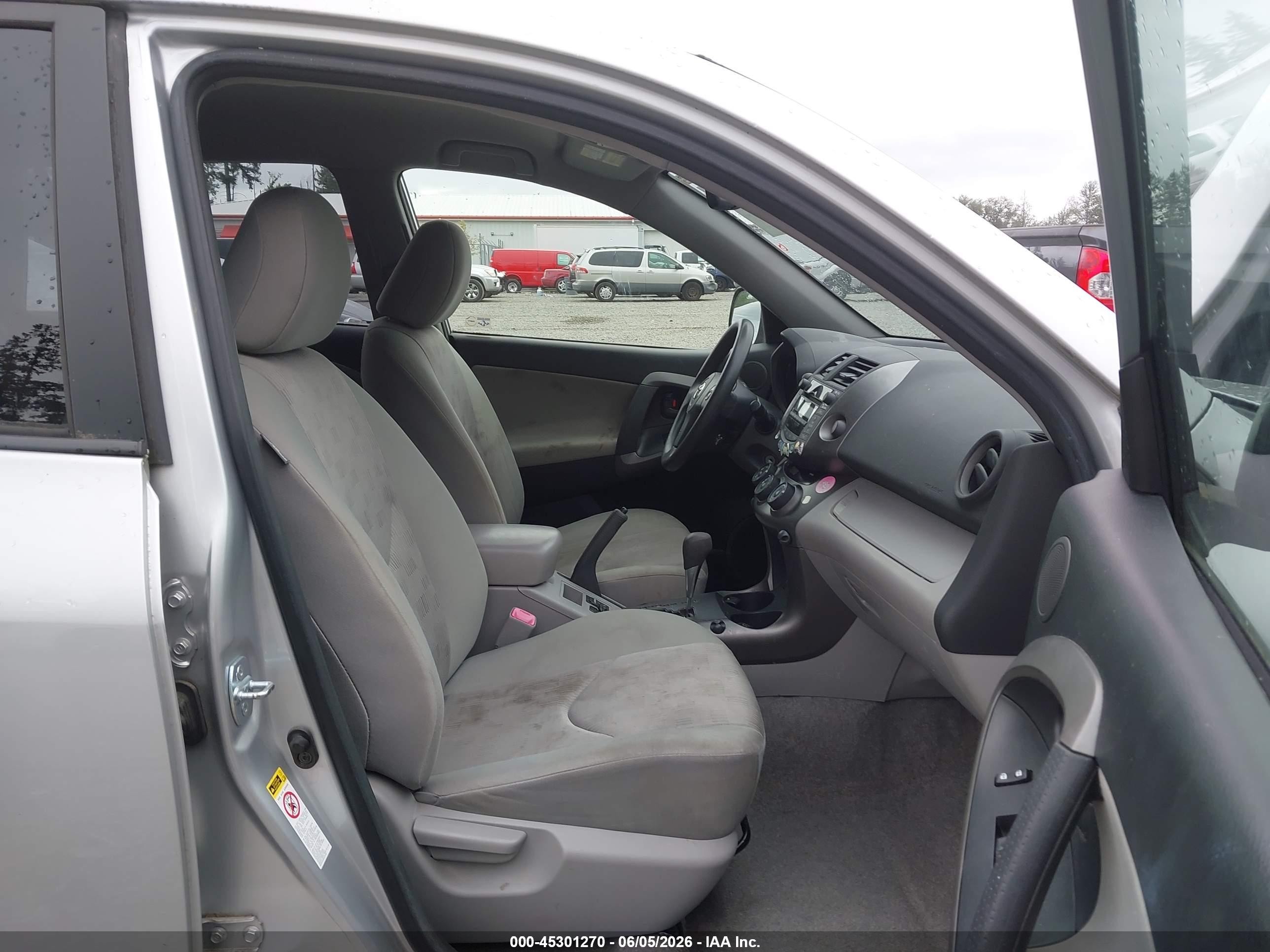 2010 Toyota Rav4 Base V6 Silver vin: JTMBK4DV8AD016232