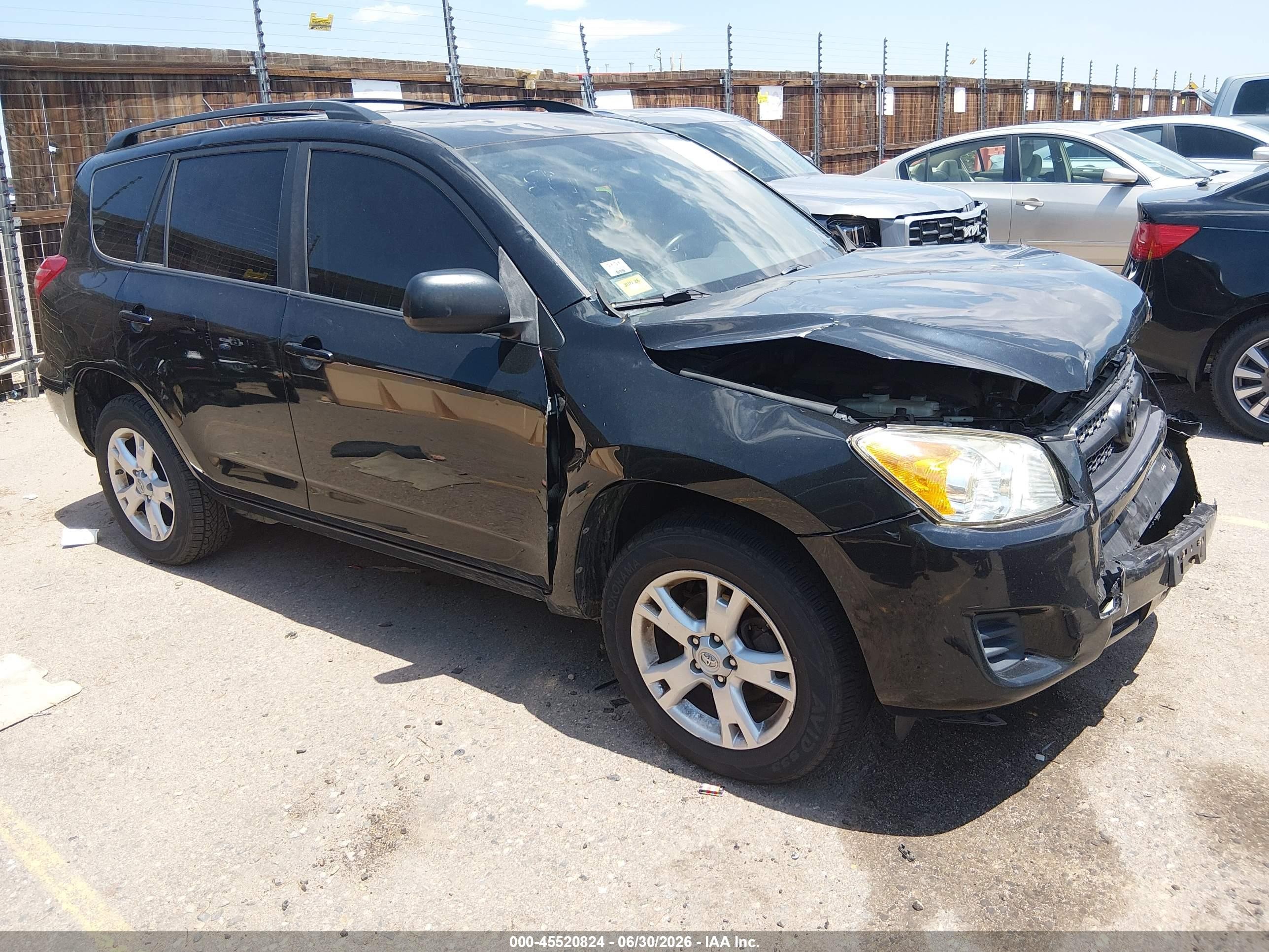2011 Toyota Rav4 Base V6 Black vin: JTMBK4DV8B5103396