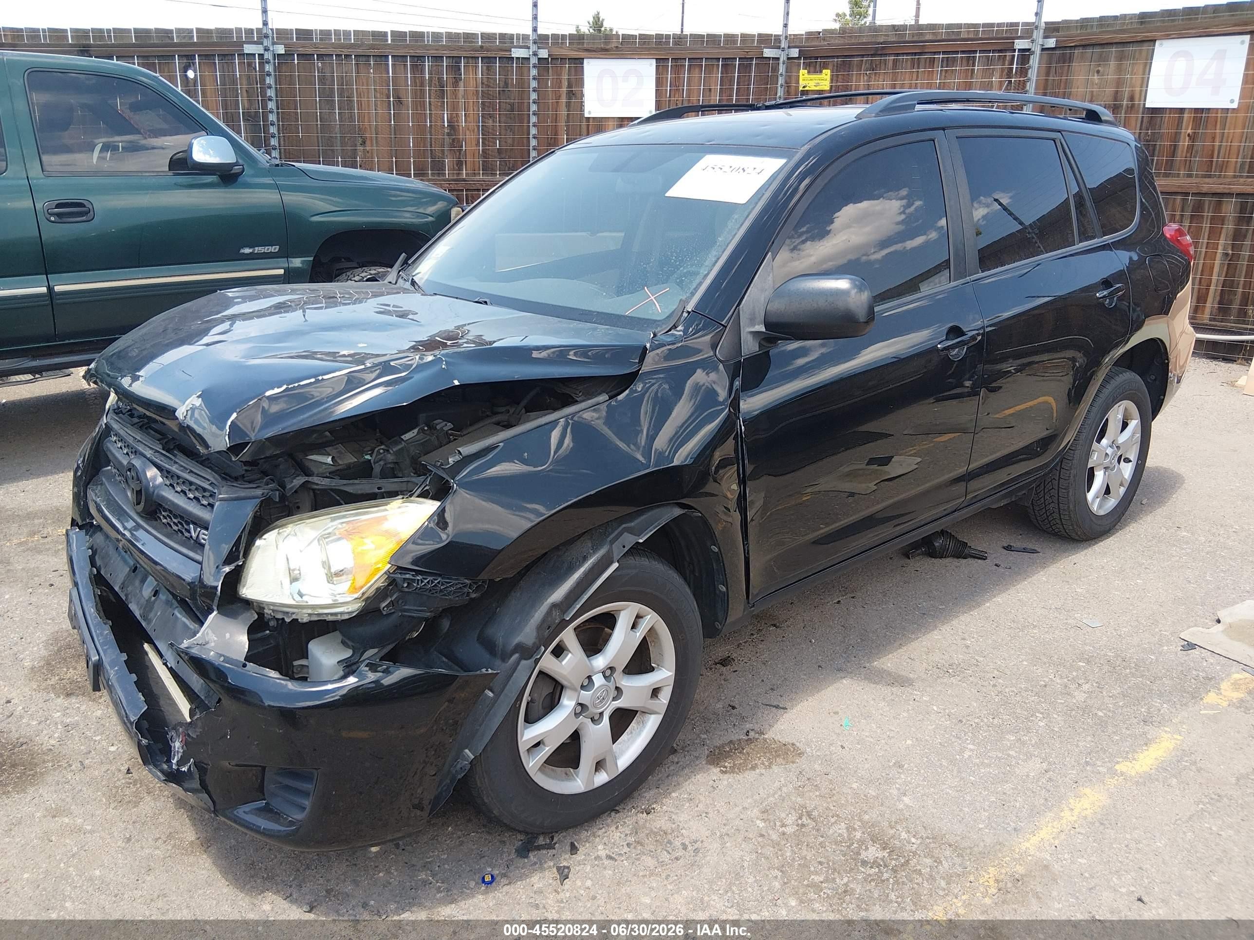 2011 Toyota Rav4 Base V6 Black vin: JTMBK4DV8B5103396