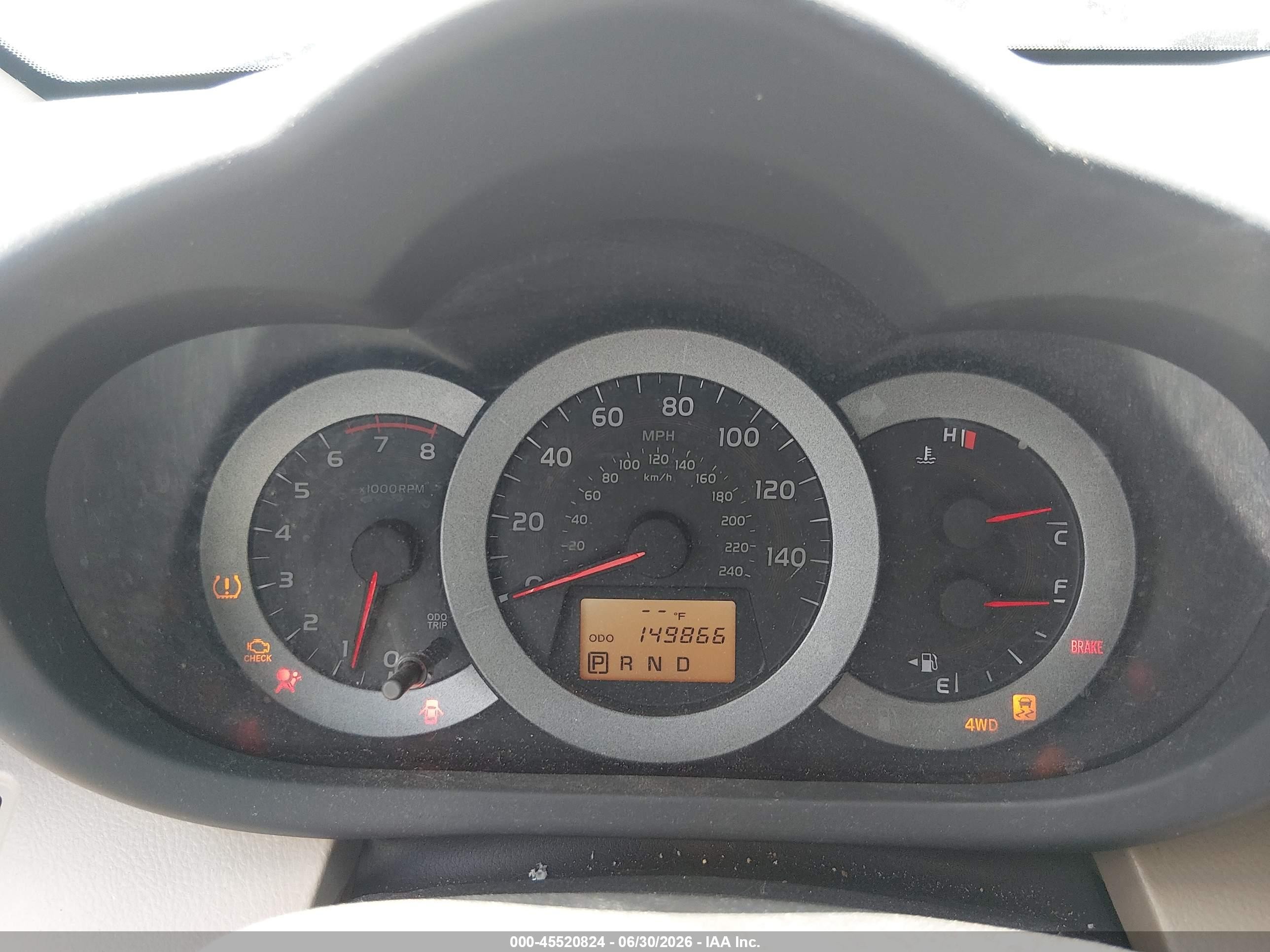 2011 Toyota Rav4 Base V6 Black vin: JTMBK4DV8B5103396