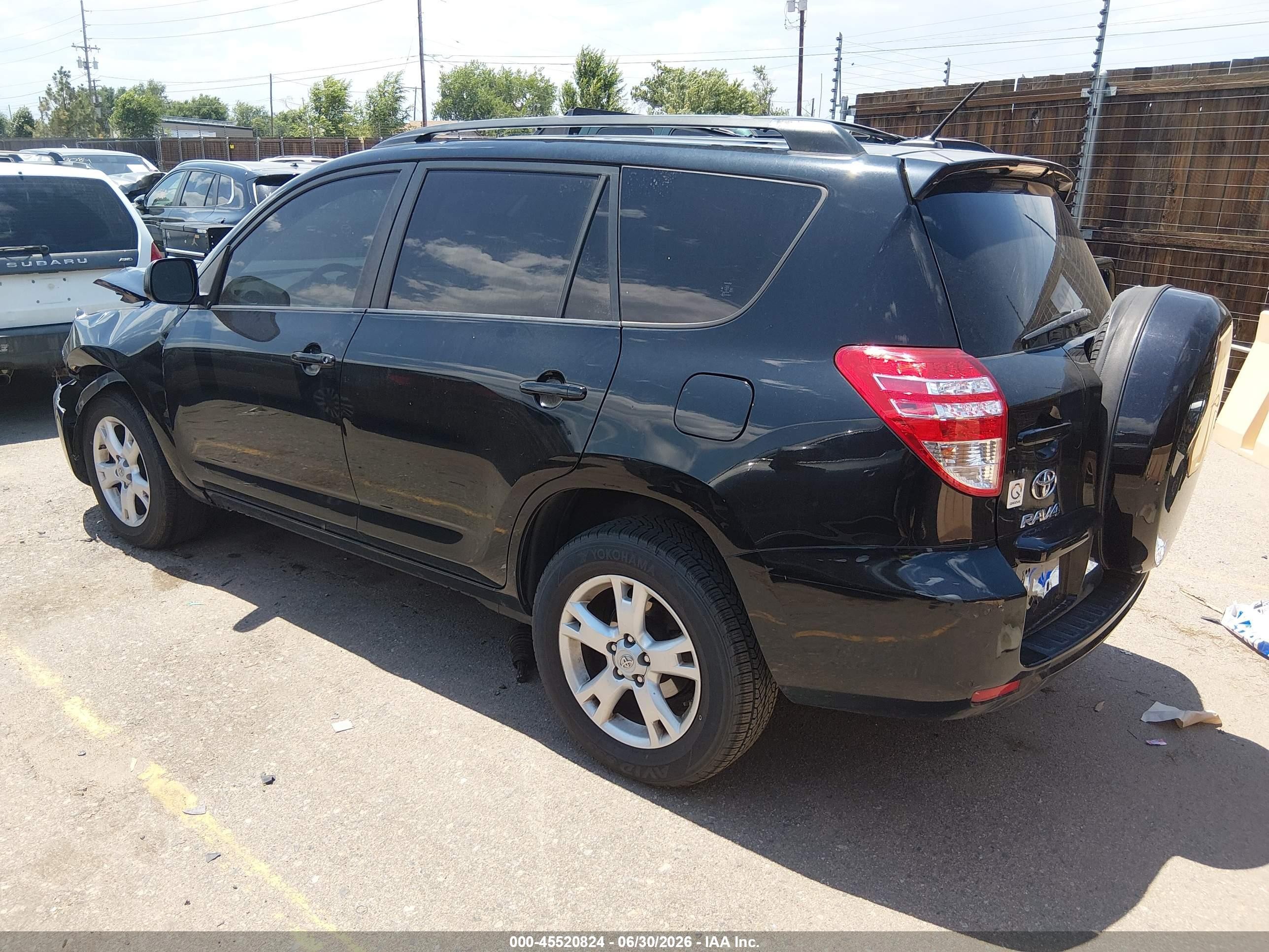 2011 Toyota Rav4 Base V6 Black vin: JTMBK4DV8B5103396