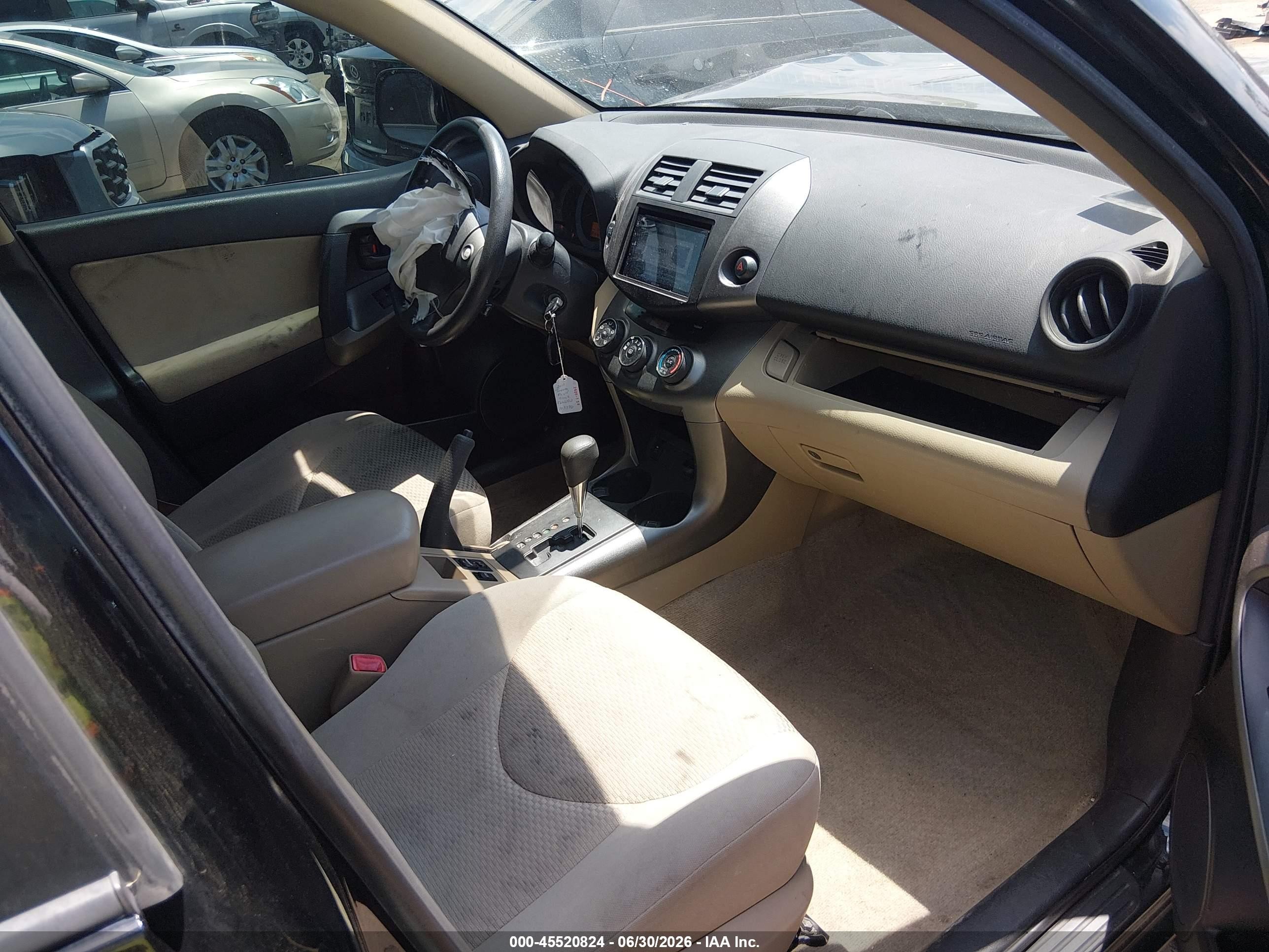 2011 Toyota Rav4 Base V6 Black vin: JTMBK4DV8B5103396