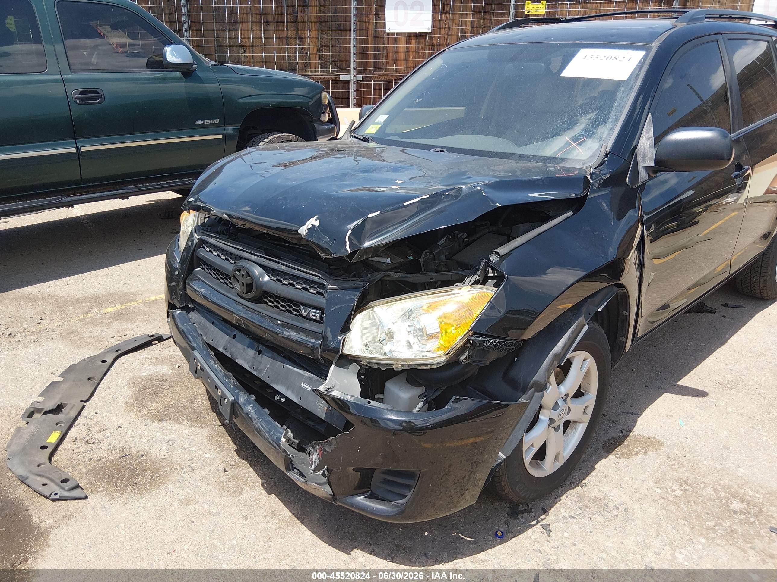 2011 Toyota Rav4 Base V6 Black vin: JTMBK4DV8B5103396