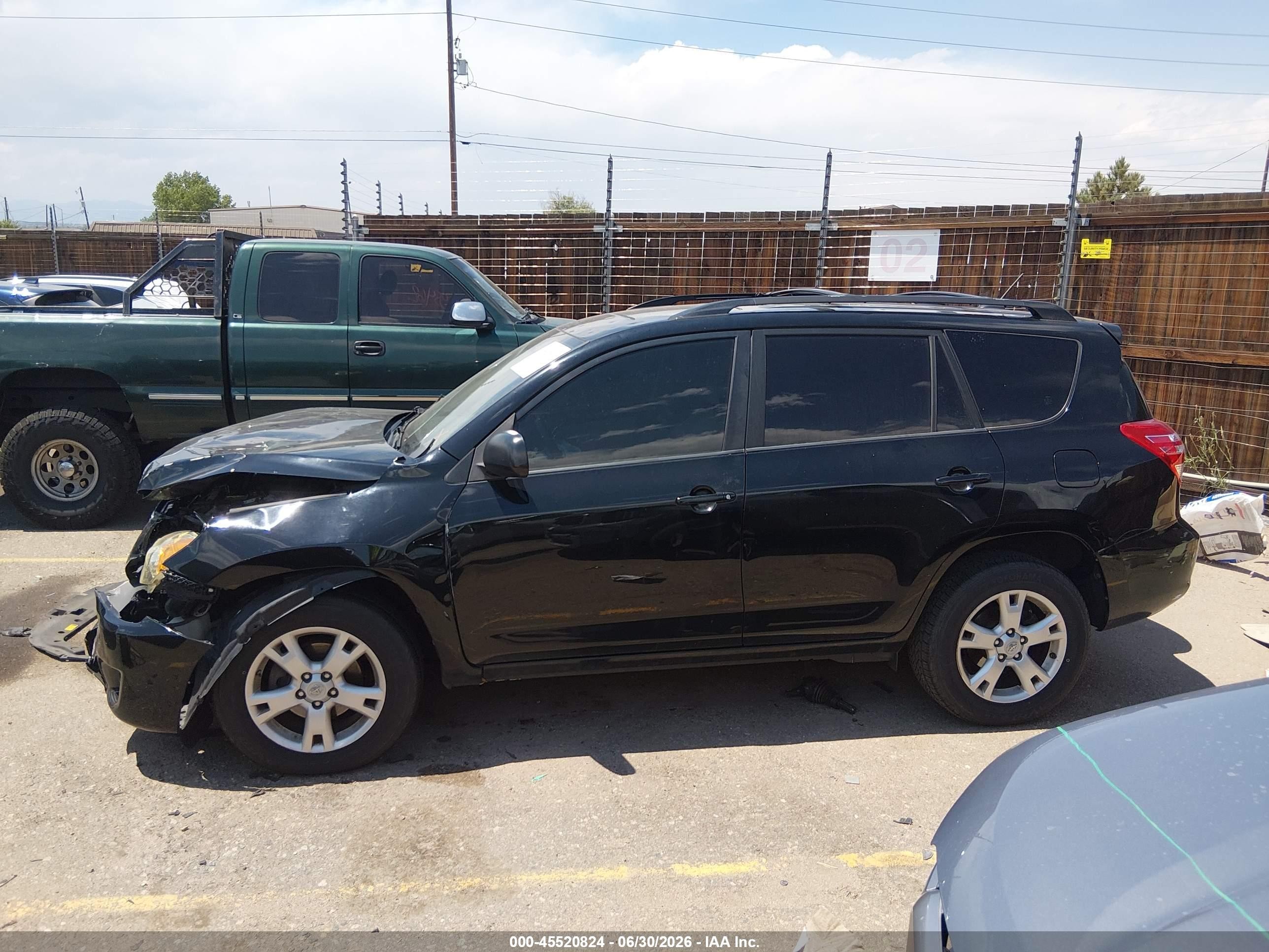 2011 Toyota Rav4 Base V6 Black vin: JTMBK4DV8B5103396