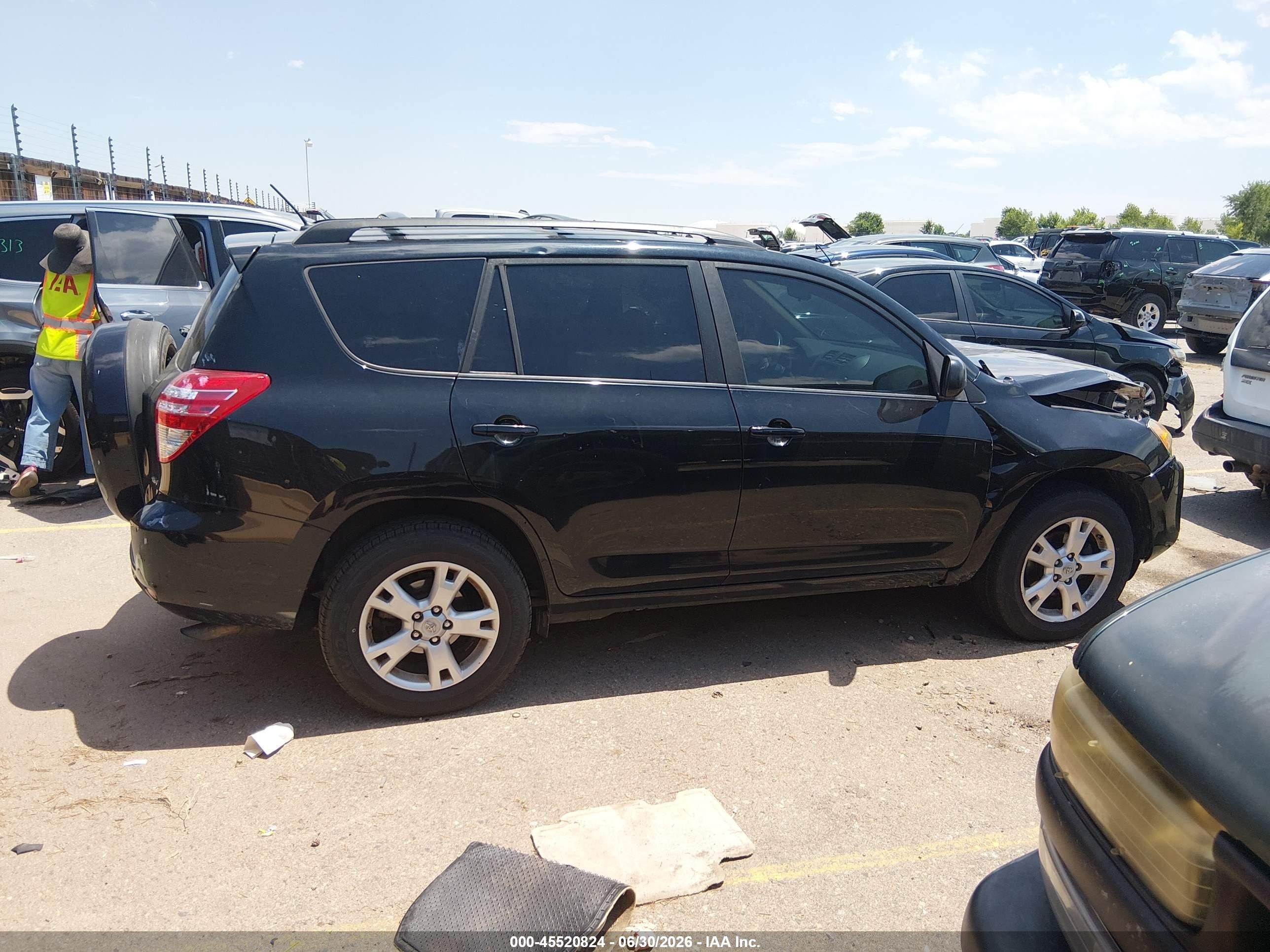 2011 Toyota Rav4 Base V6 Black vin: JTMBK4DV8B5103396