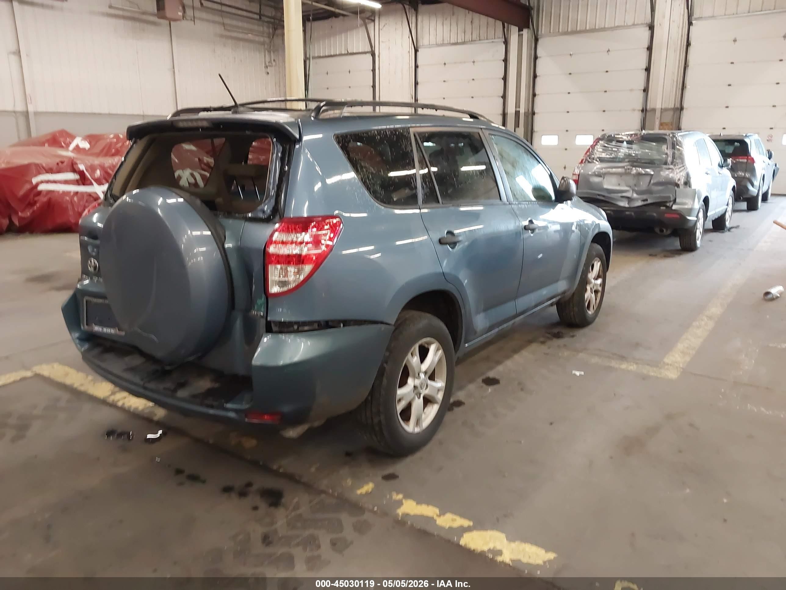 2010 Toyota Rav4 Base V6 Blue vin: JTMBK4DV9A5091905