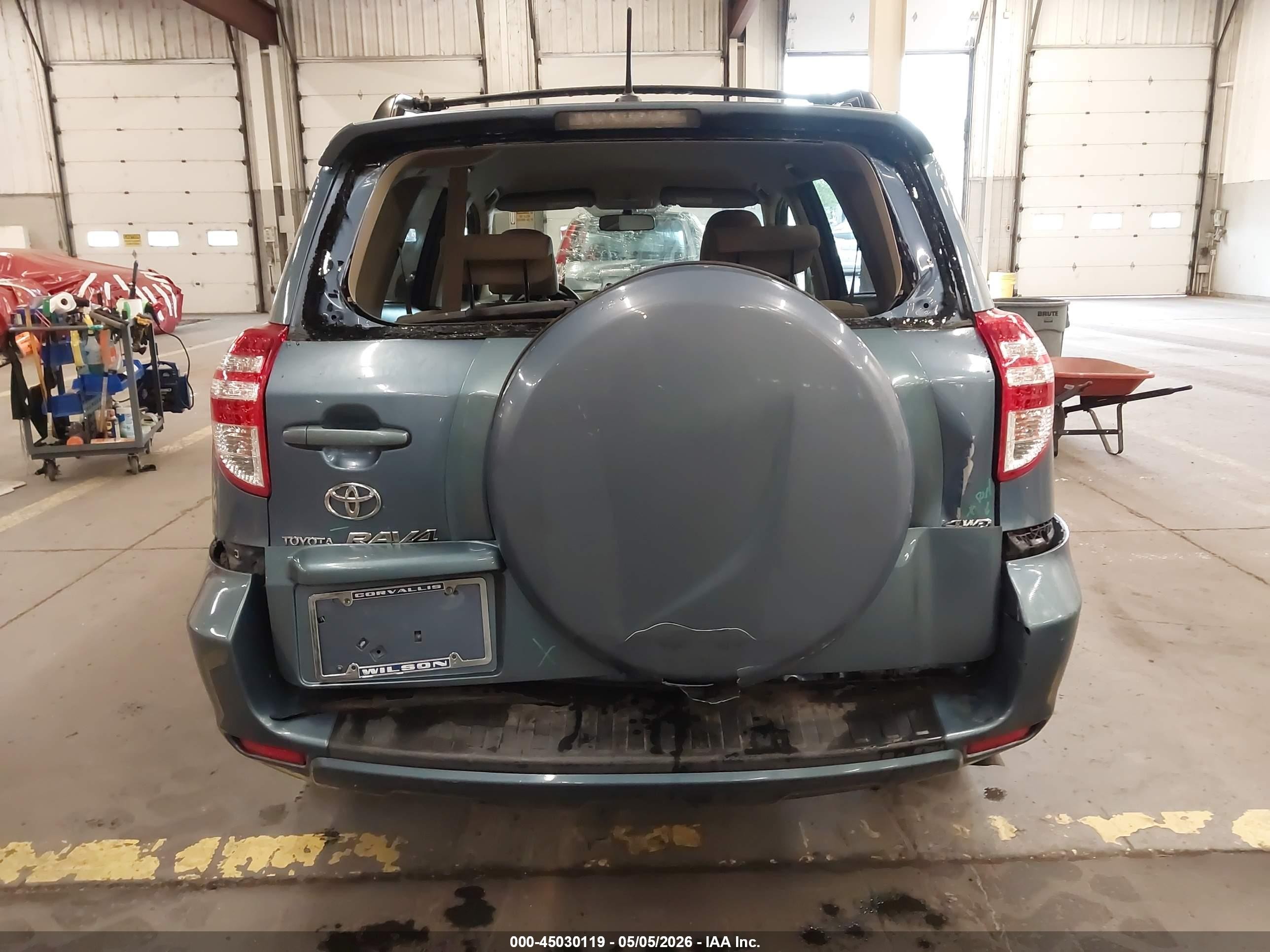 2010 Toyota Rav4 Base V6 Blue vin: JTMBK4DV9A5091905