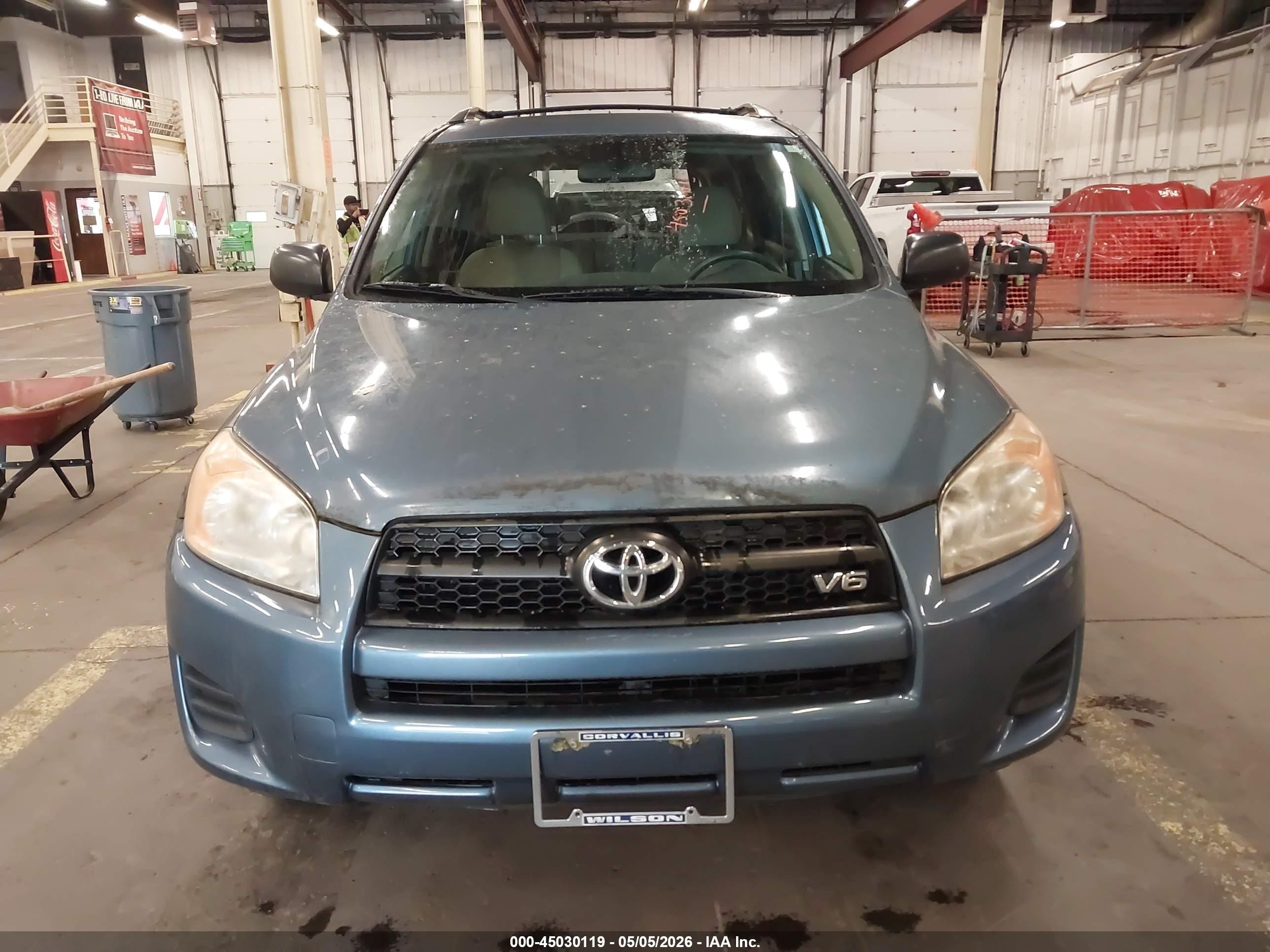 2010 Toyota Rav4 Base V6 Blue vin: JTMBK4DV9A5091905