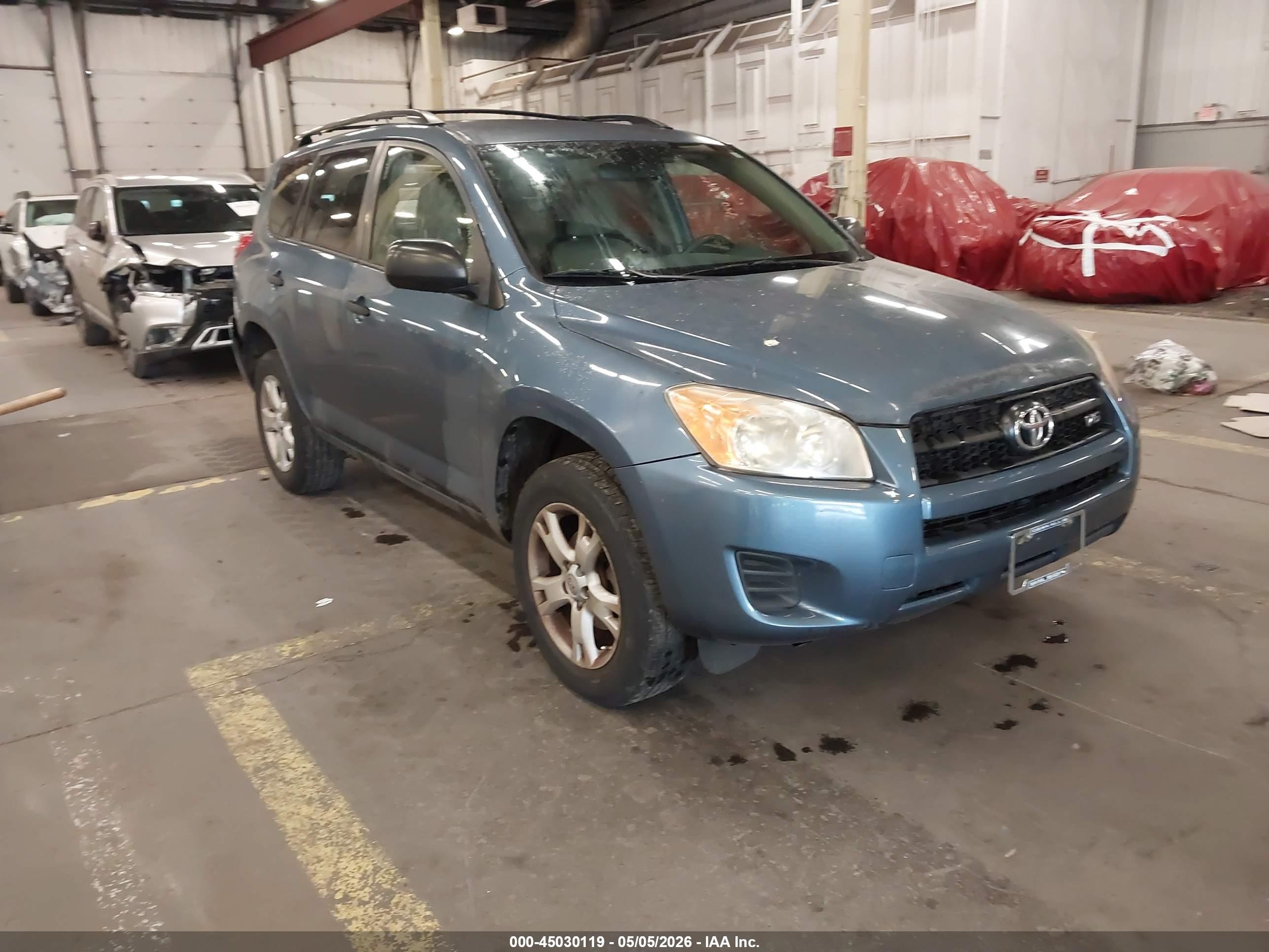2010 Toyota Rav4 Base V6 Blue vin: JTMBK4DV9A5091905