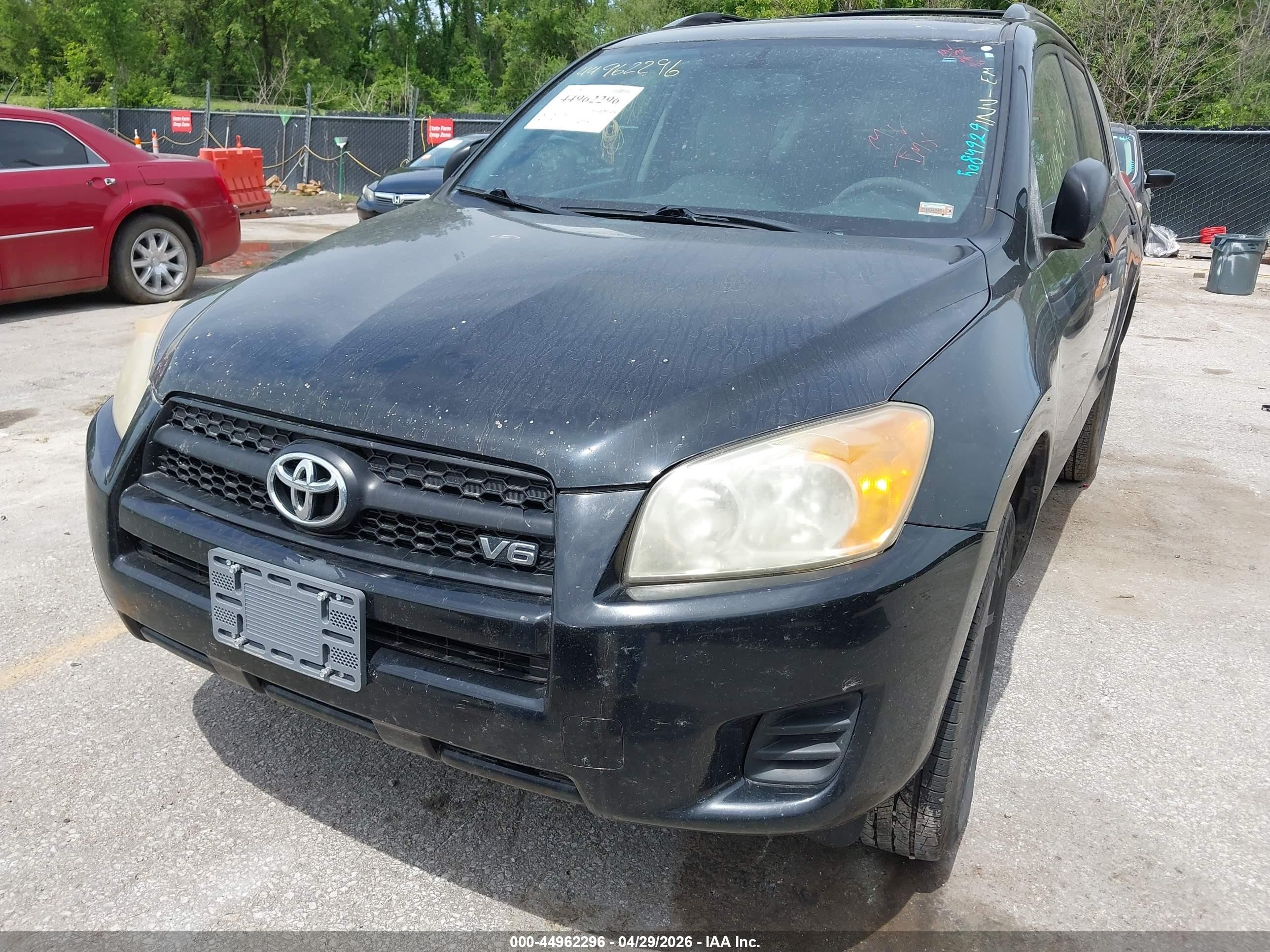 2010 Toyota Rav4 Base V6 Black vin: JTMBK4DVXA5084929