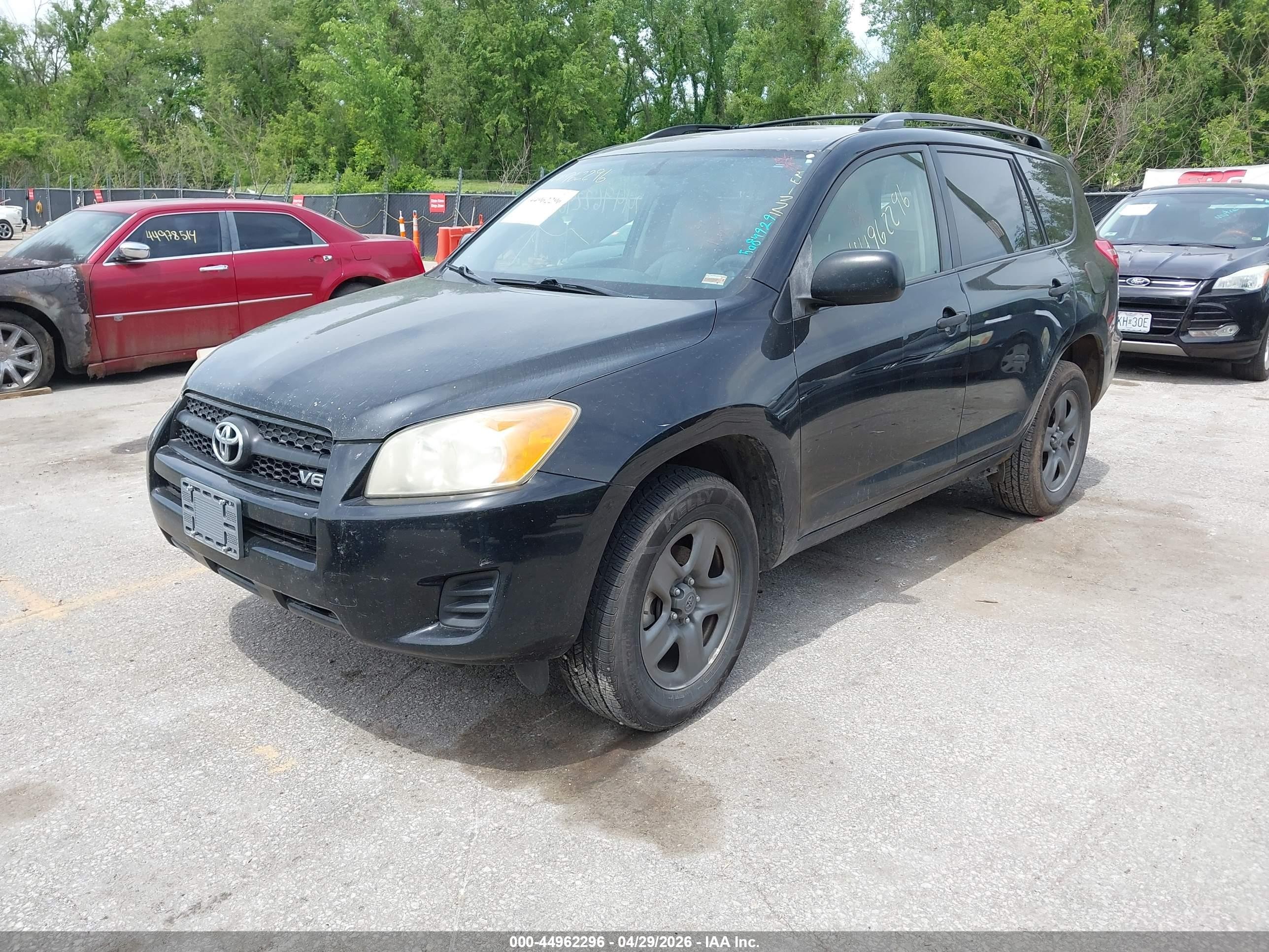 2010 Toyota Rav4 Base V6 Black vin: JTMBK4DVXA5084929