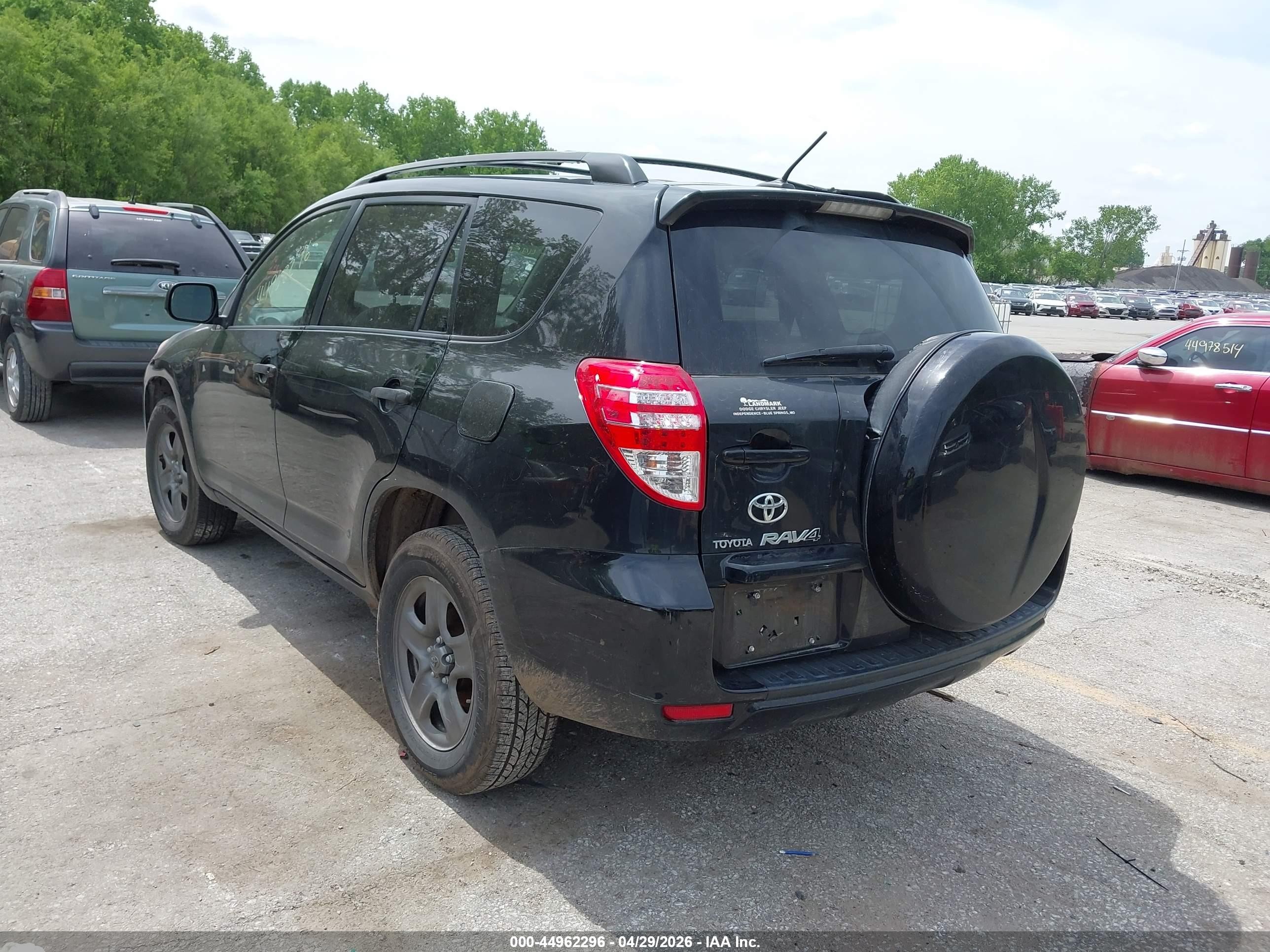 2010 Toyota Rav4 Base V6 Black vin: JTMBK4DVXA5084929