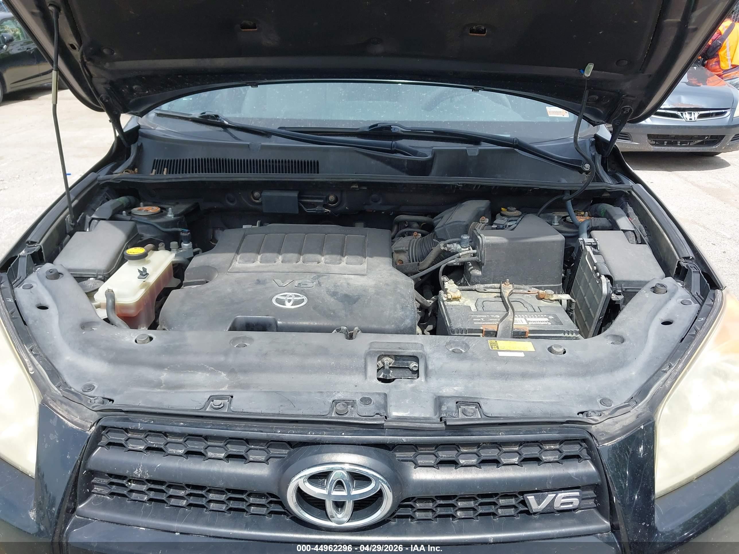 2010 Toyota Rav4 Base V6 Black vin: JTMBK4DVXA5084929