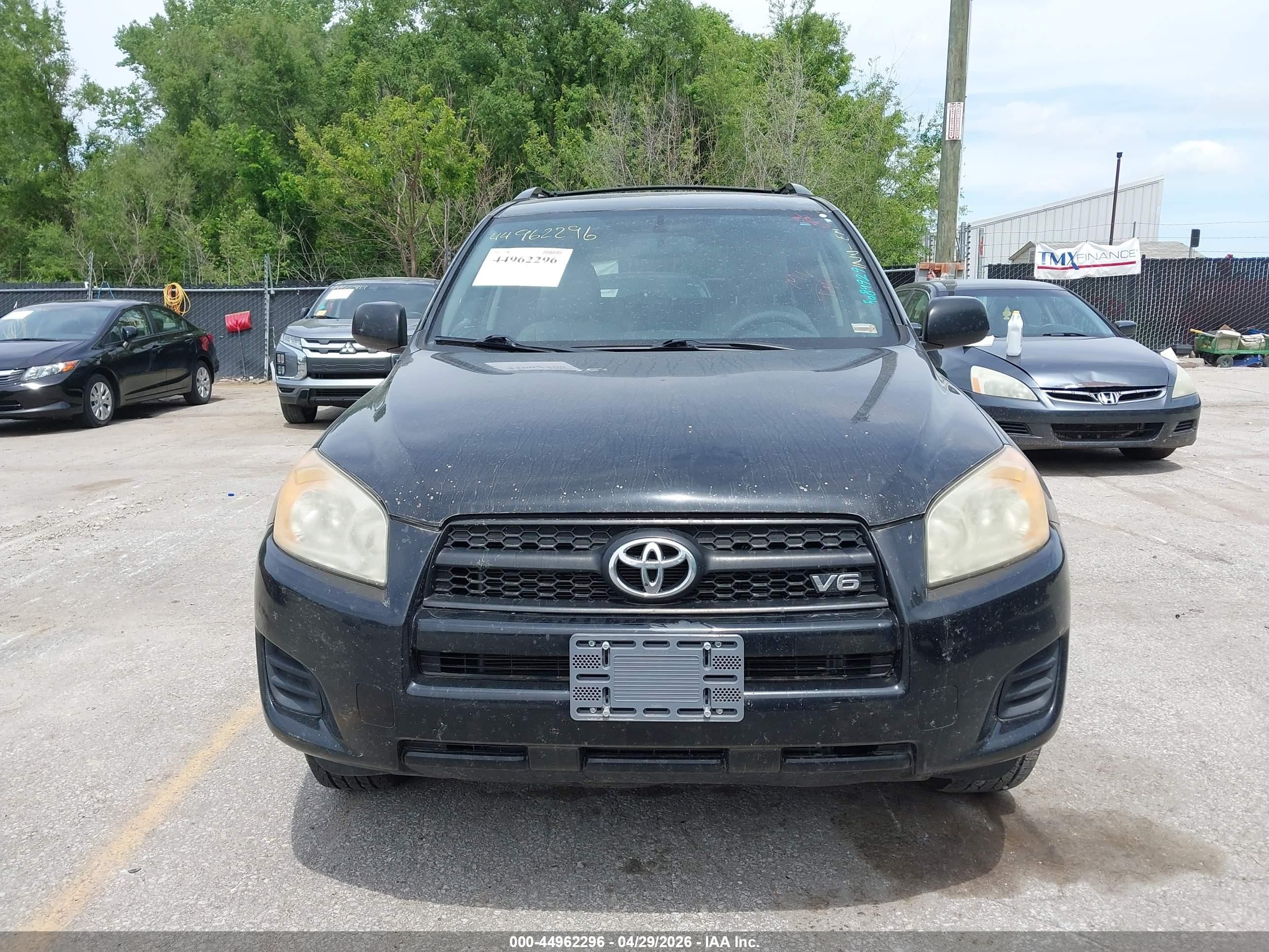 2010 Toyota Rav4 Base V6 Black vin: JTMBK4DVXA5084929