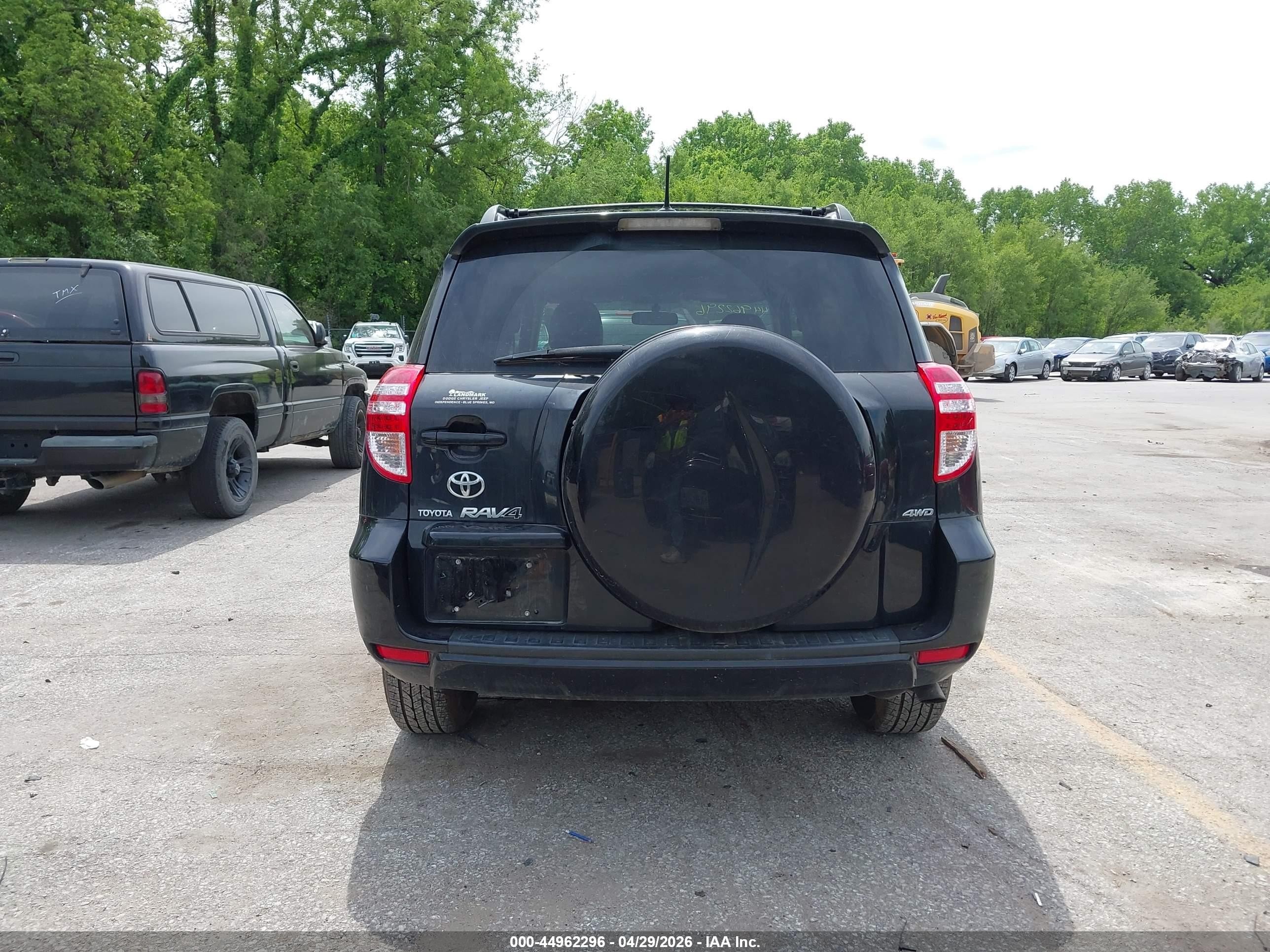 2010 Toyota Rav4 Base V6 Black vin: JTMBK4DVXA5084929